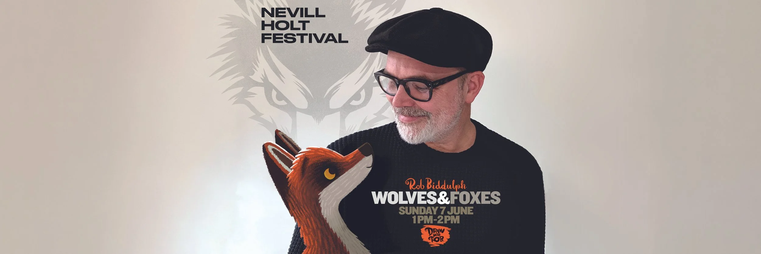 Rob Biddulph at the Nevill Holt Festival, Leicestershire