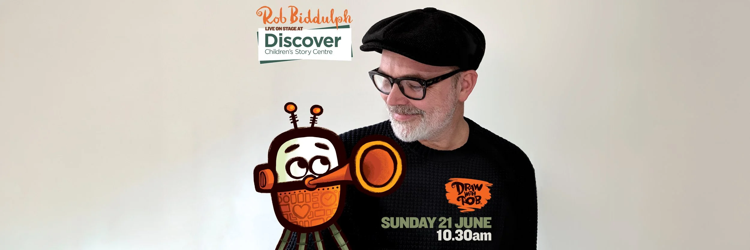 Draw With Rob at Discover Children's Story Centre