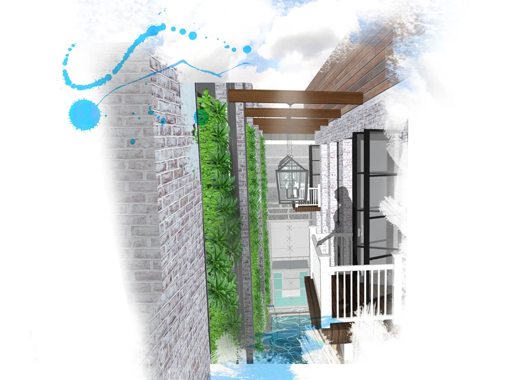 Balcony Overlooking Plunge Pool