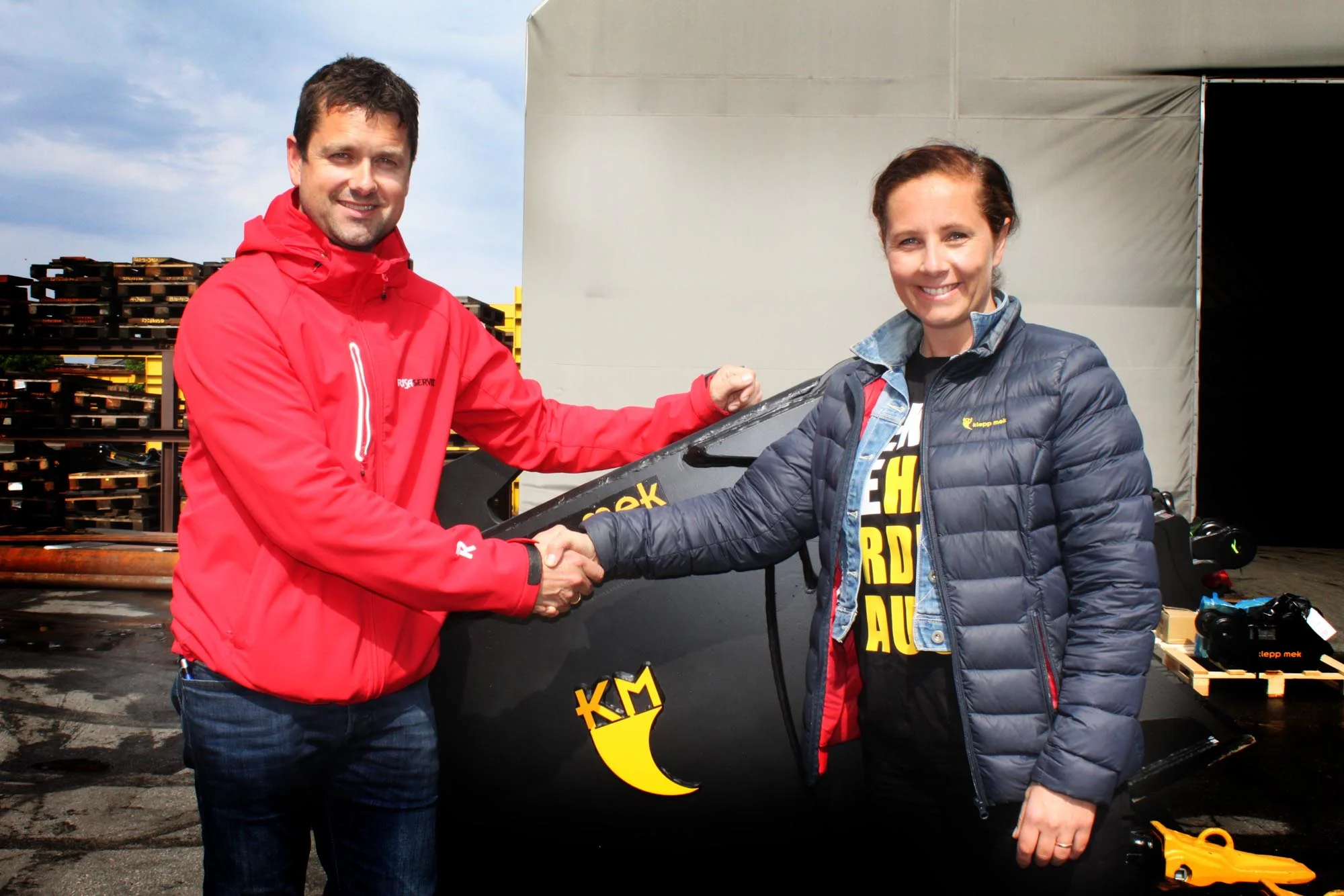 Kjetil Friestad (Risa Service) og Tove Ree (Klepp Mek)
