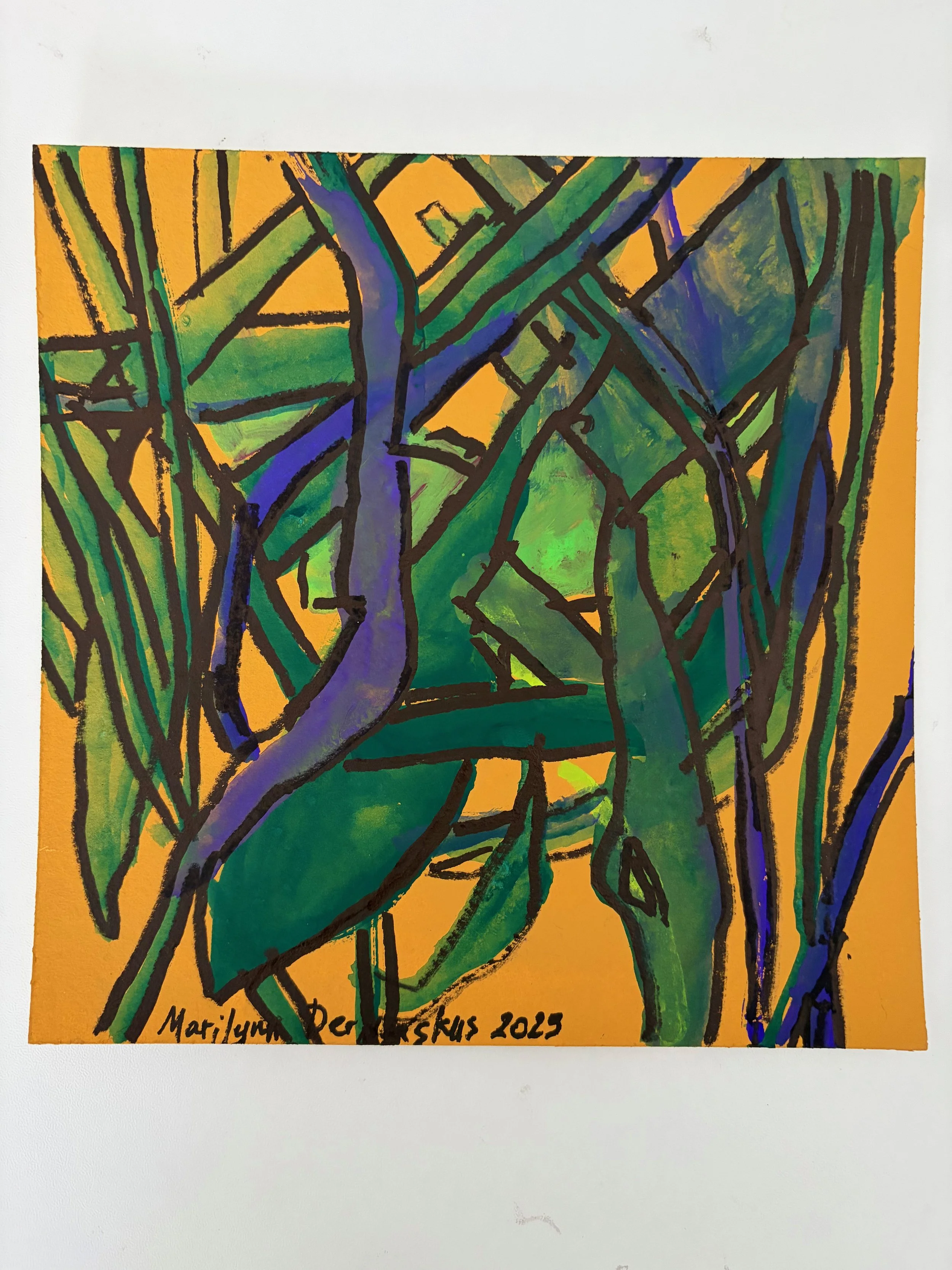 MARILYNN DERWENSKUS - Orchid Foliage