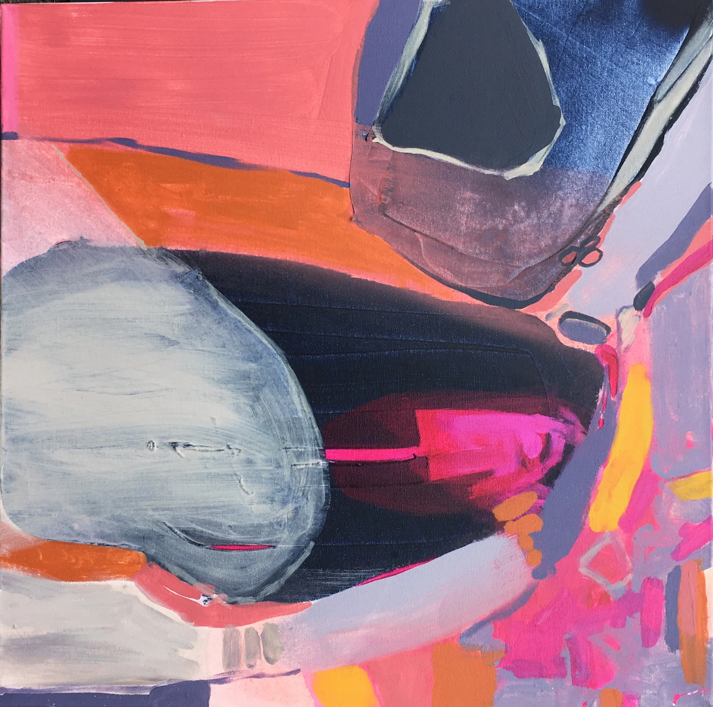 The Long Way, Or the Short Way? 24 x 24 inches | acrylic on canvas | 2019