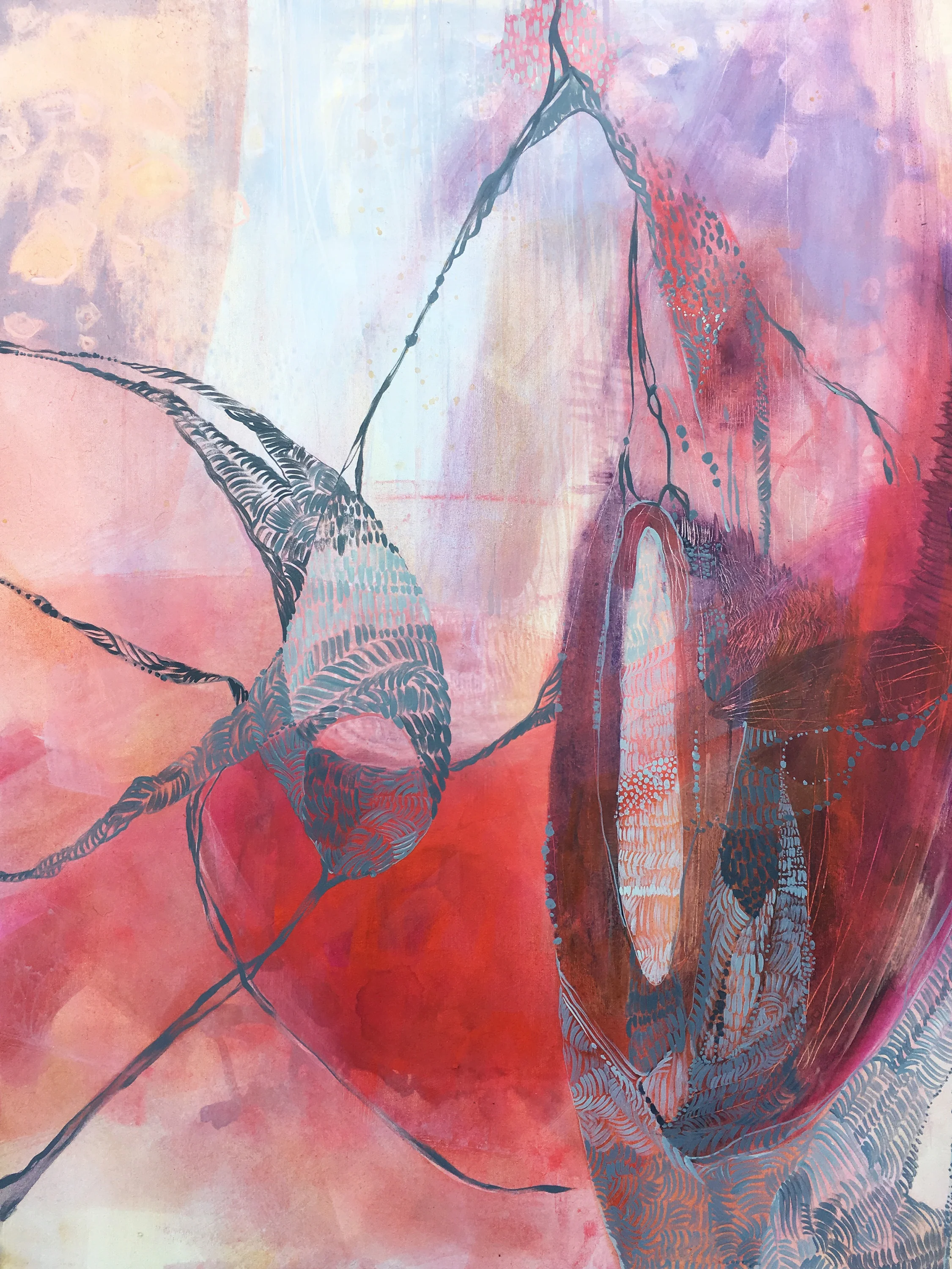 First Fig 36 x 48 inches | acrylic on canvas | 2018
