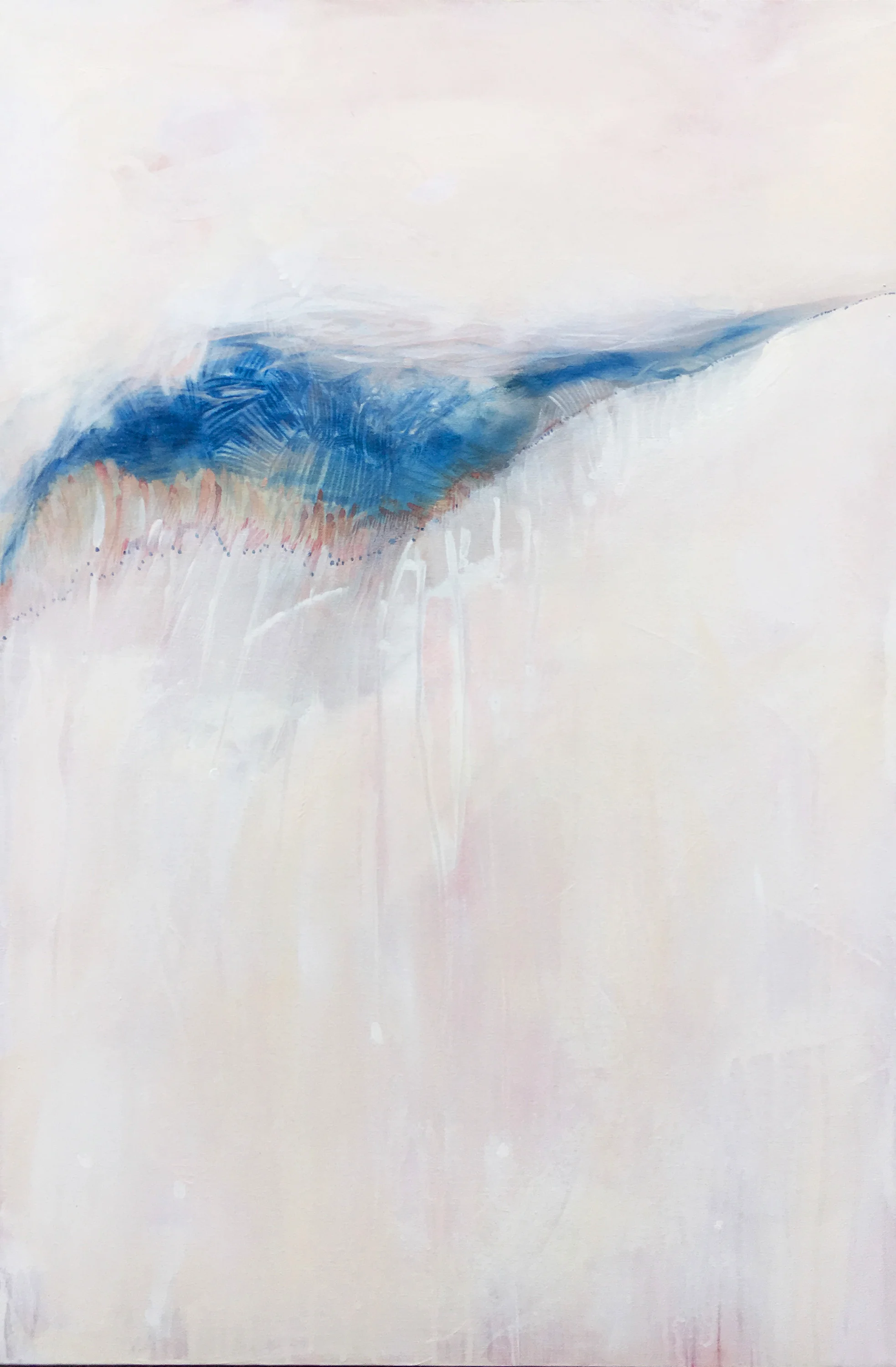 Unspoken Words Hang Suspended in the Air 24 x 36 inches | acrylic on canvas | 2018