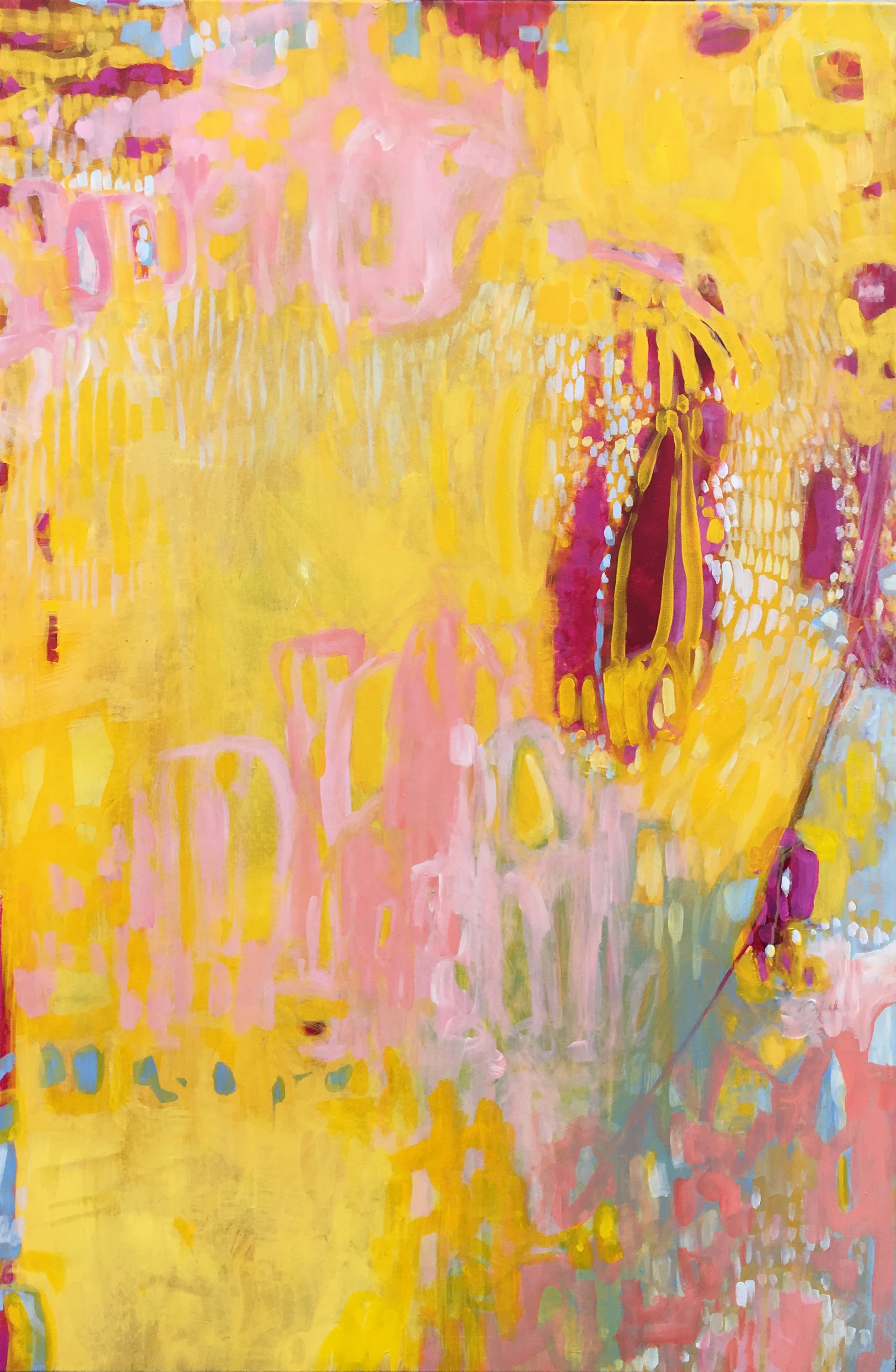 Crape Myrtle Morning ( Don’t Bring Me Down) 24 x 36 inches | acrylic on canvas | 2019