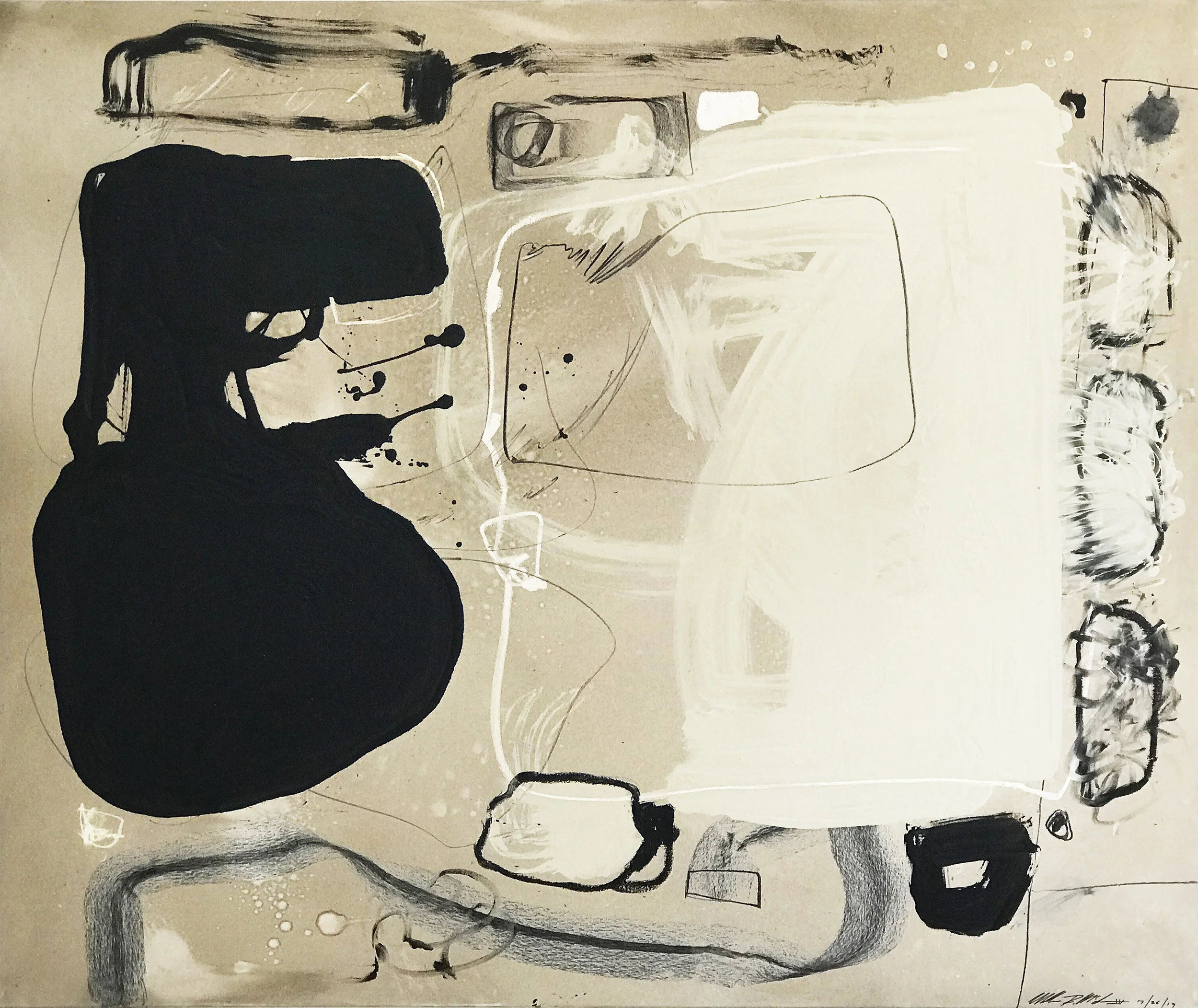William McLure | 72 x 60 inches Mixed Media on Canvas