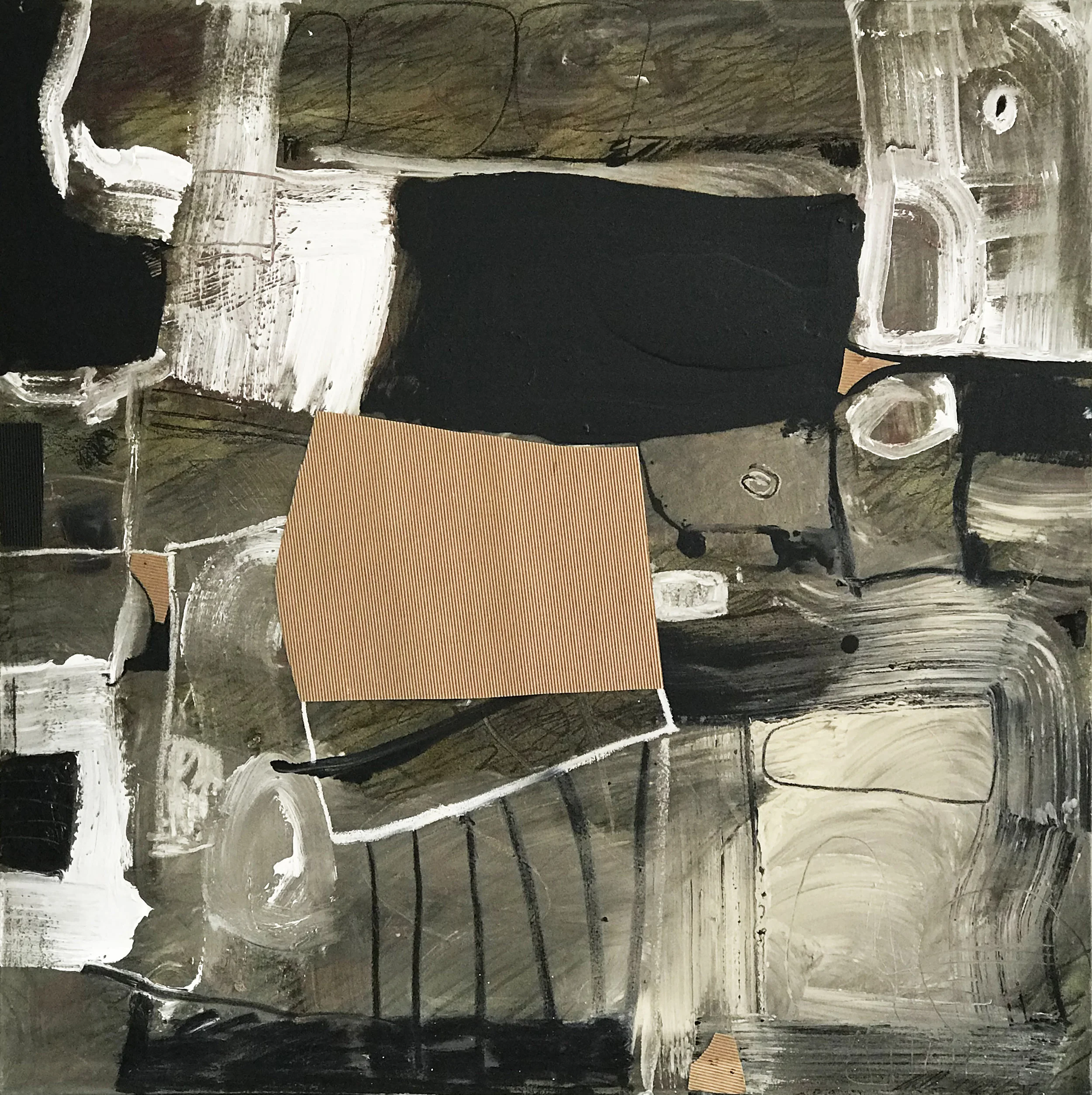 William McLure | 48 x 48 inches Mixed Media on Canvas