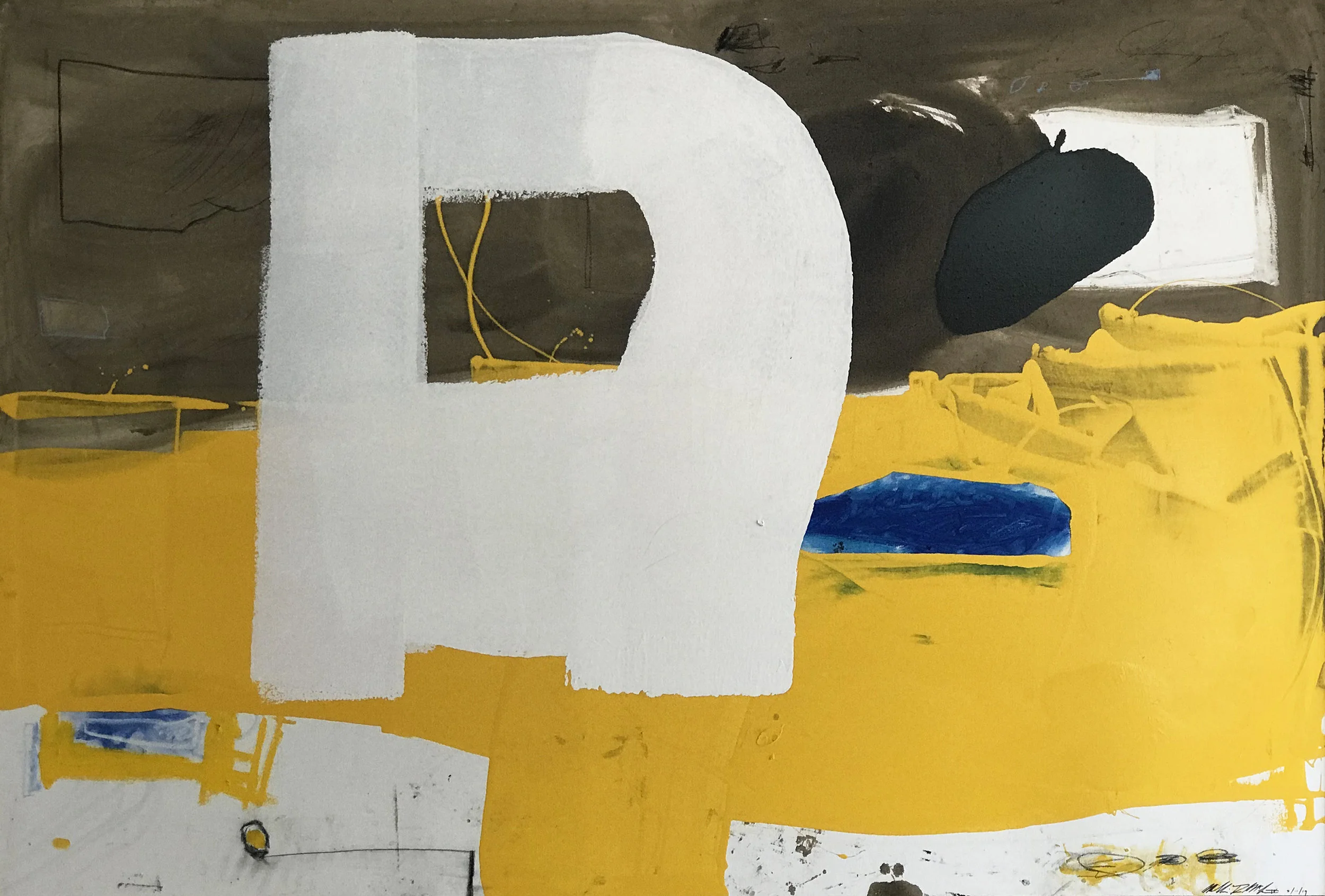 William McLure | 82 x 56 inches Mixed Media on Canvas