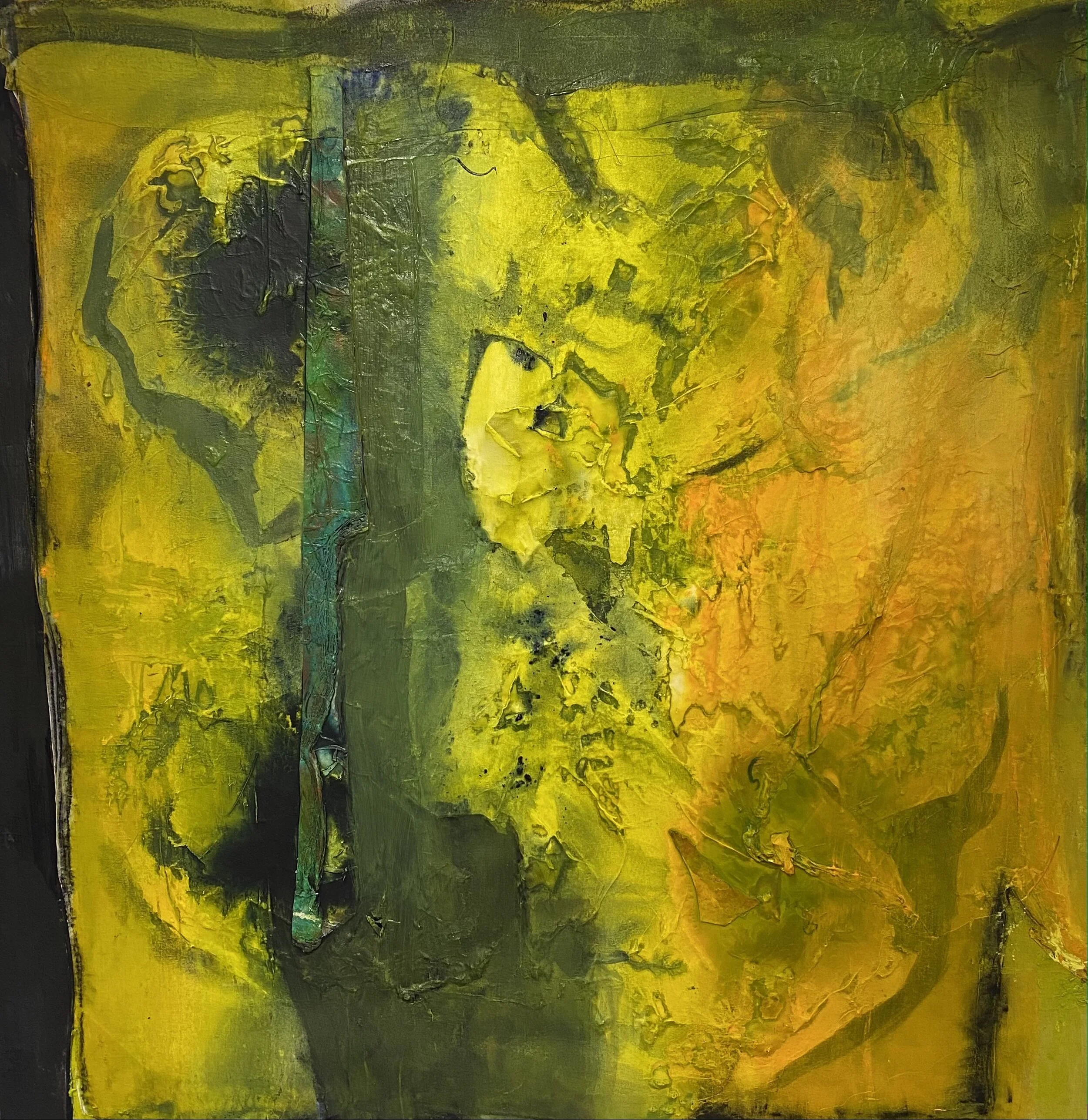   Marshlands   63 x 63 inches | Mixed Media 