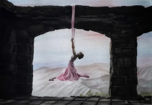 JoyceWilson_Stag's Leap_Archival Inkjet Print:Pastel Painted_21 x 17_.$500.jpg