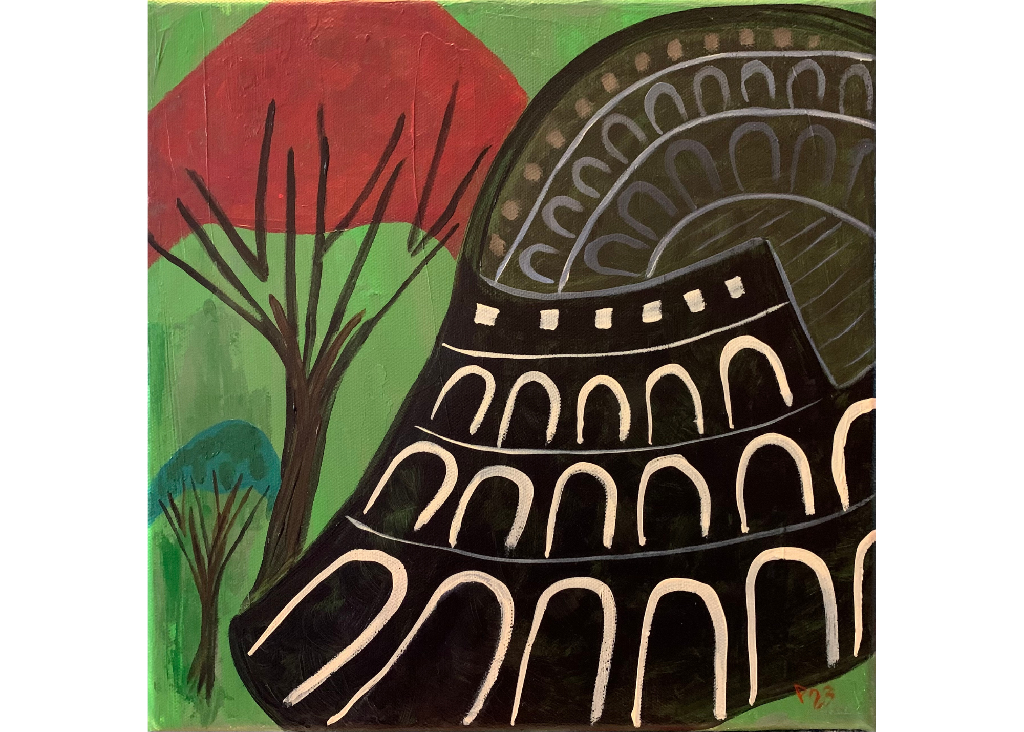 Colosseum & Umbrella Pine