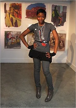 Style Spy: Quite an Artful Party