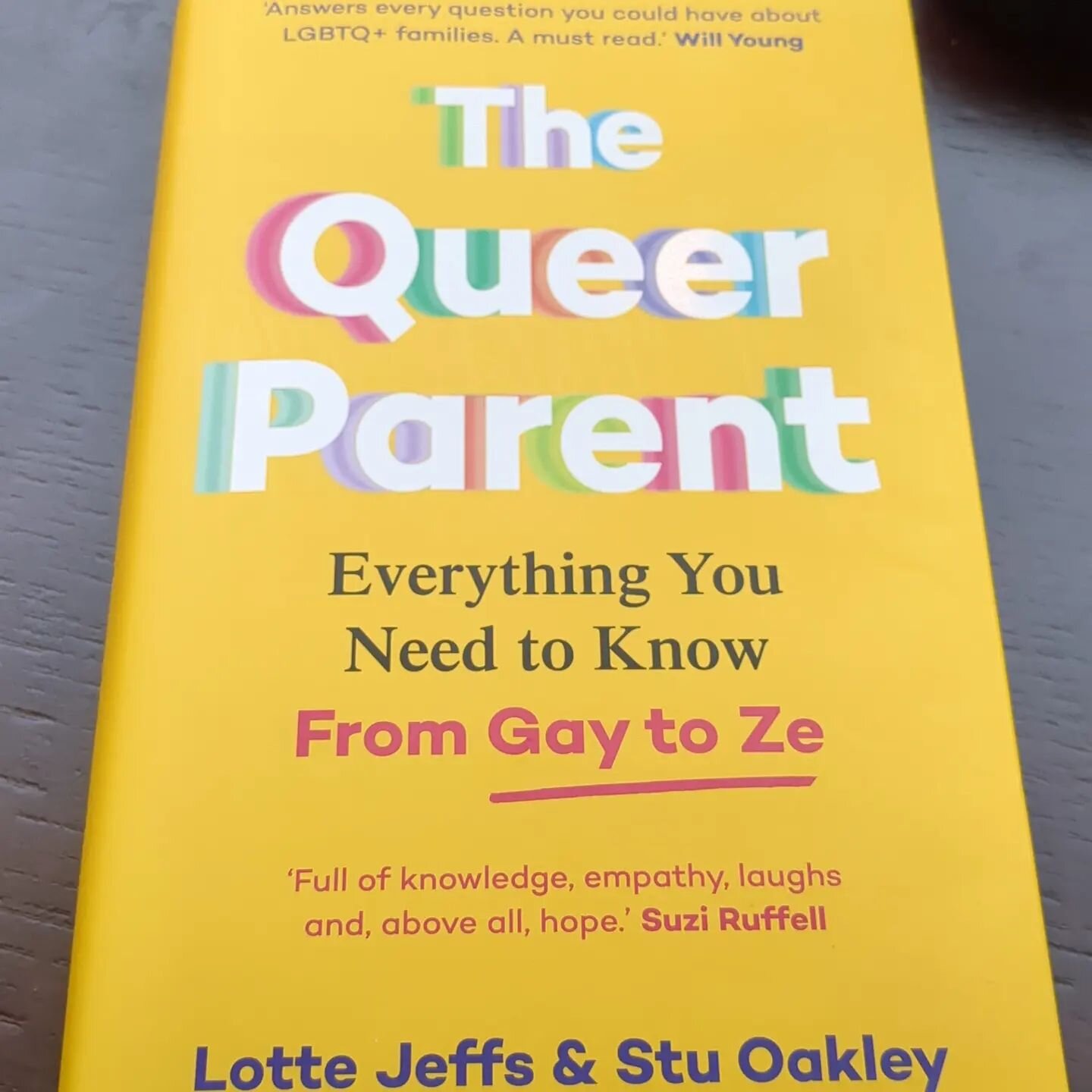 Can't recommend this book highly enough...a treasure trove of information for all queer parents and families and allies. You'll find so much in here, from practical information about adoption and the law, to advice about fertility treatment and even 