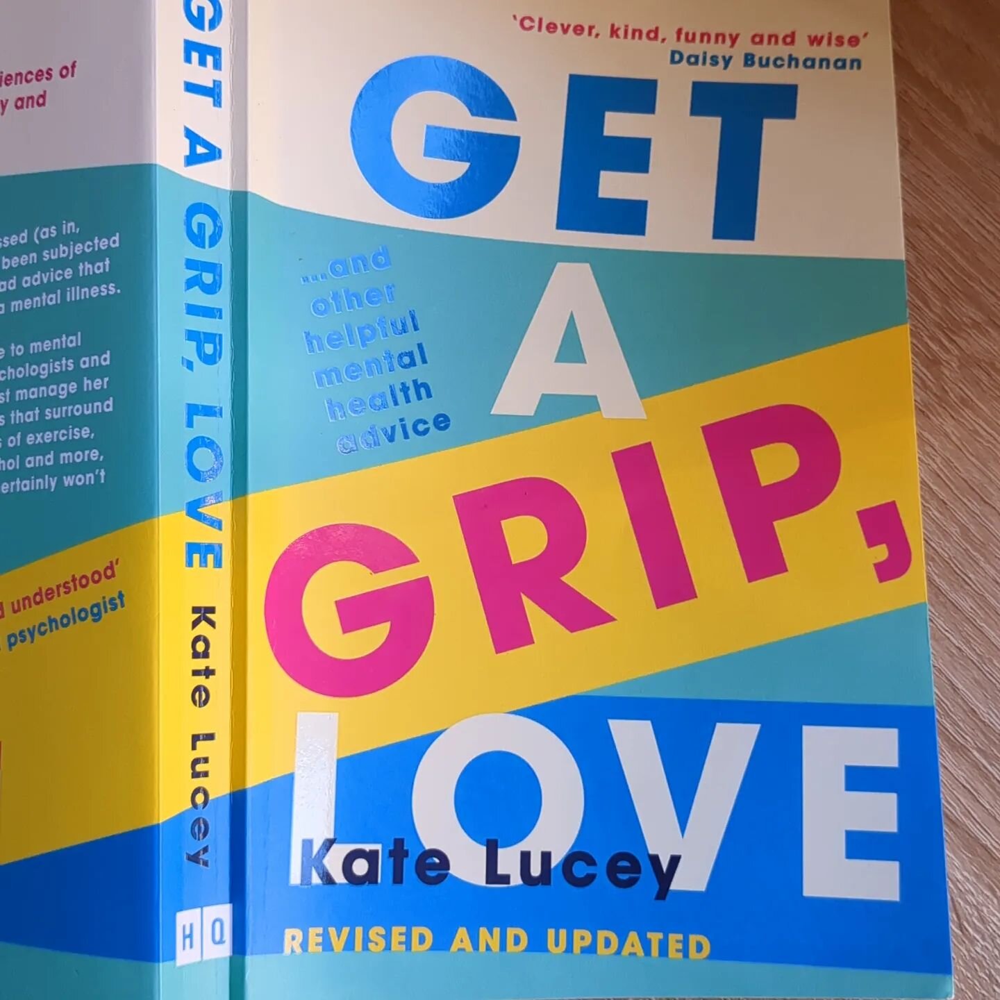 Really liked this frank and personal book about depression, which will tell you many things but definitely not to just &quot;get a grip, love.&quot; I really admire Kate Lucey's honesty and she manages to convey that she really gets depression (and t