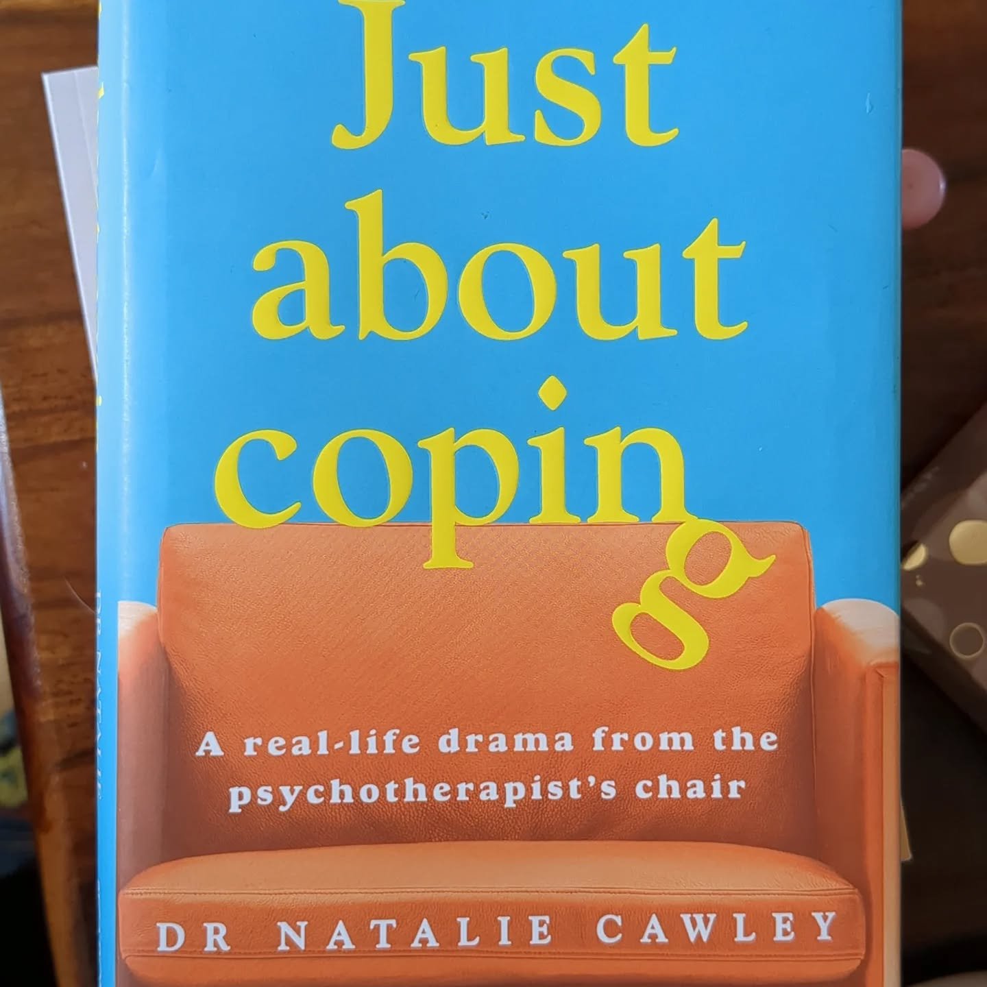 Amazing! I loved this book. It gives real insight into the life of a therapist and how we have struggles just like everyone else. 

#justaboutcoping #drnataliecawley #therapy #therapists #realtherapystories #mentalhealthbooks #mentalhealth #therapyhu