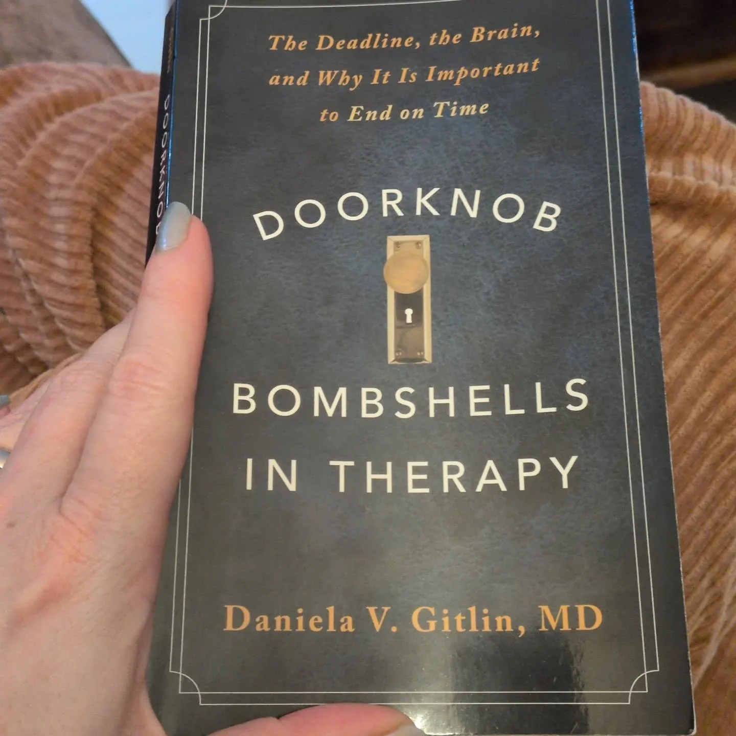 A phenomenon every therapist is familiar with...that bombshell the client drops just as they are leaving, in the final moments of the session. They reveal something huge, placing the therapist in a dilemma: do I deal with this now, and impact my next