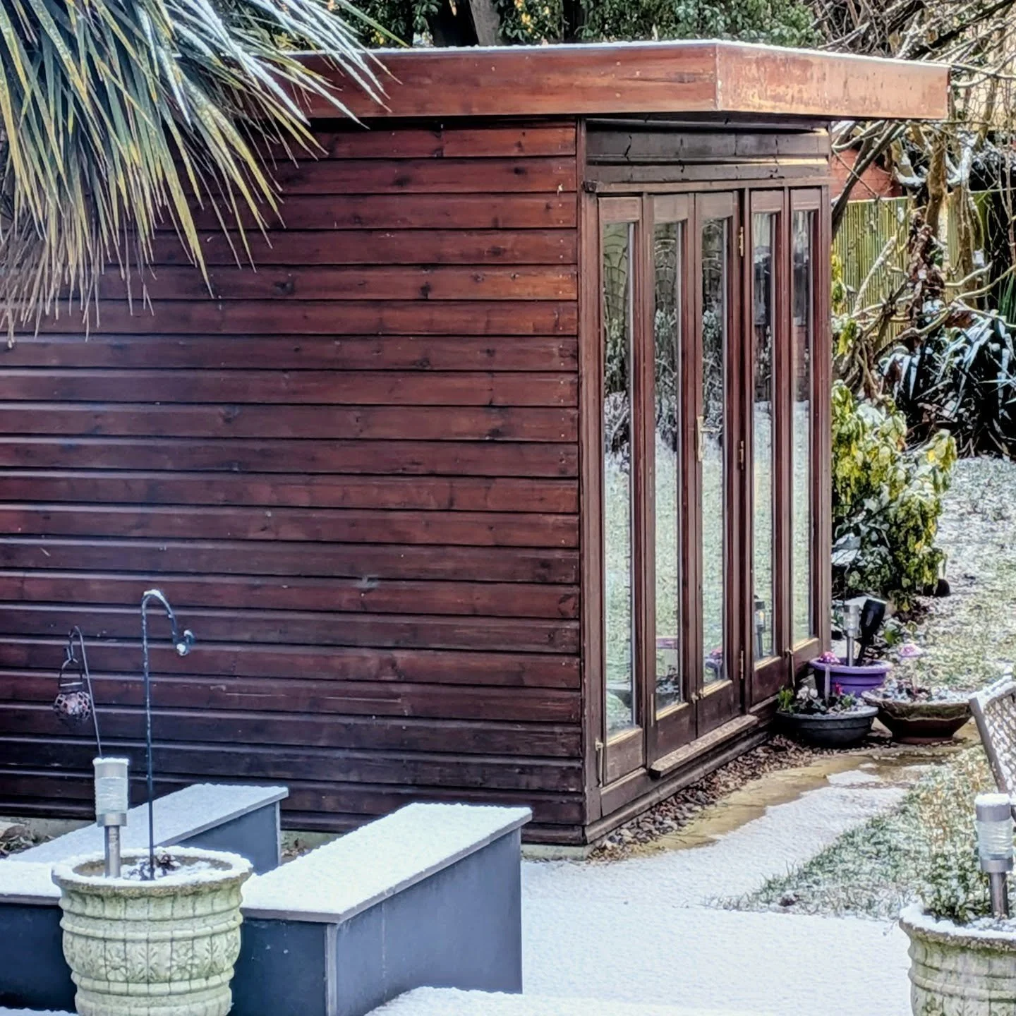 A snowy first day back at work today ❄️