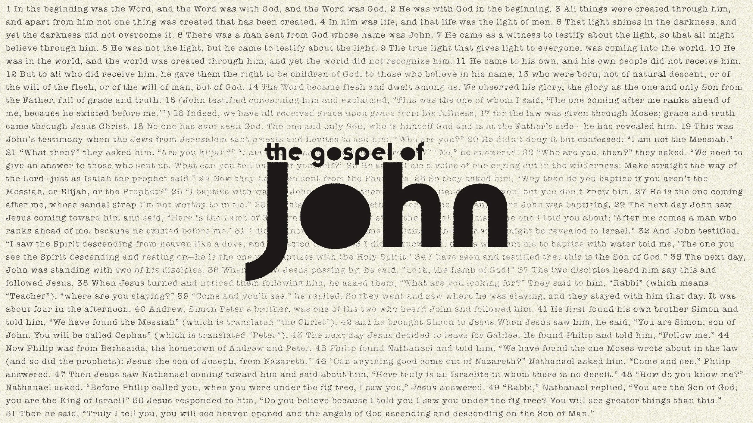 What We Have Seen and Heard