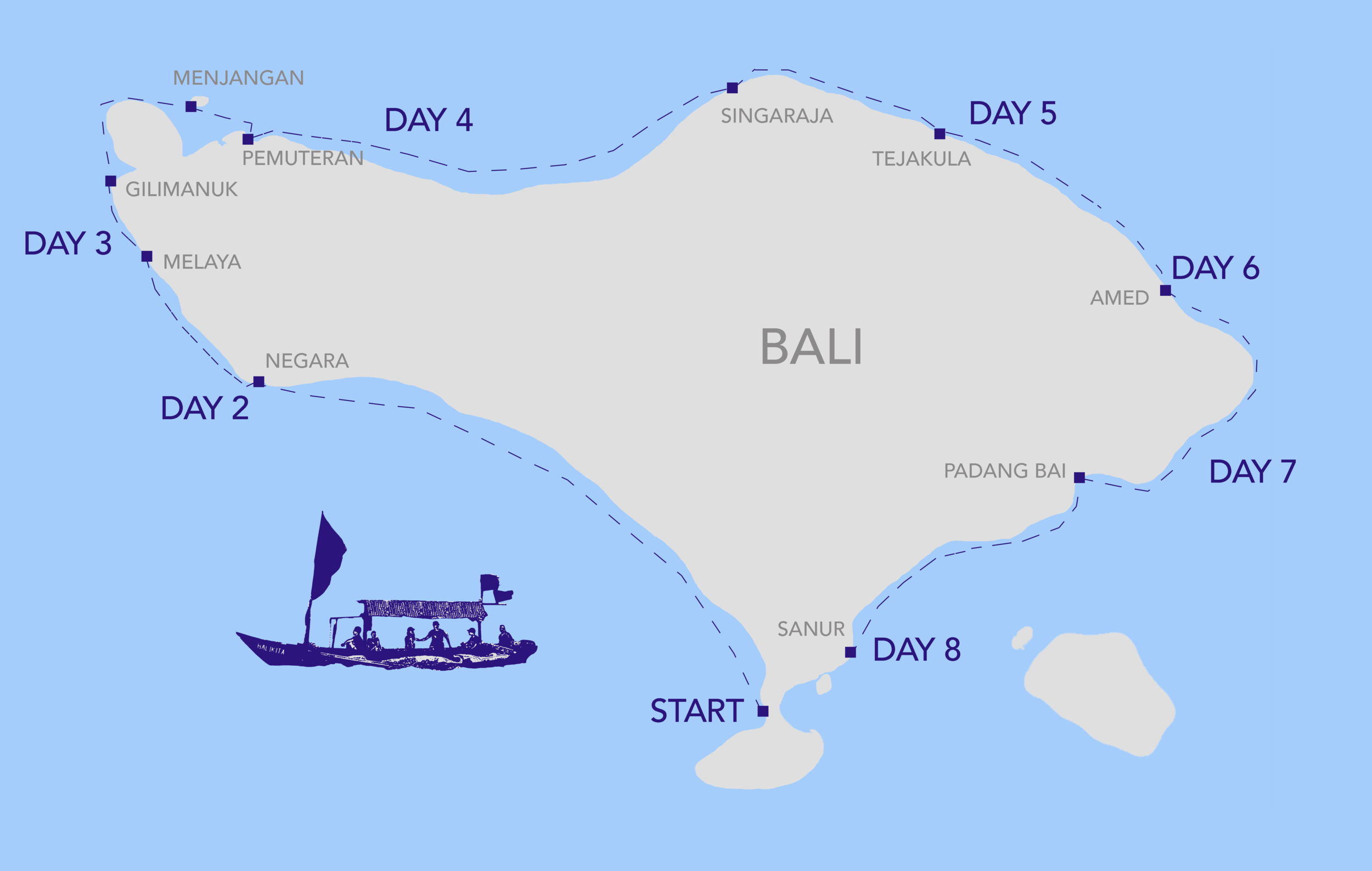 KelilingBALI map