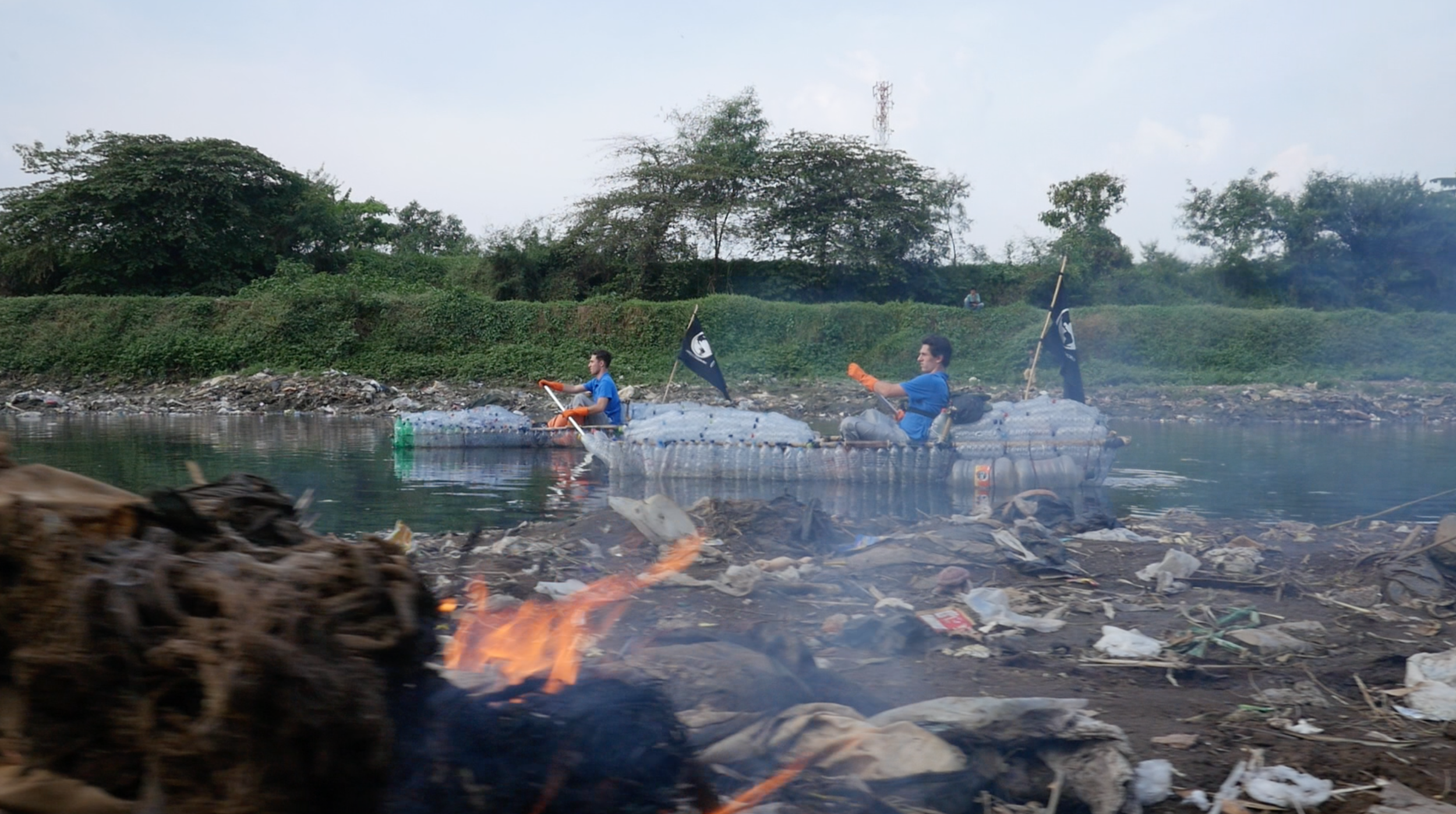 Plastic Bottle Citarum - Kayaking down the most polluted river
