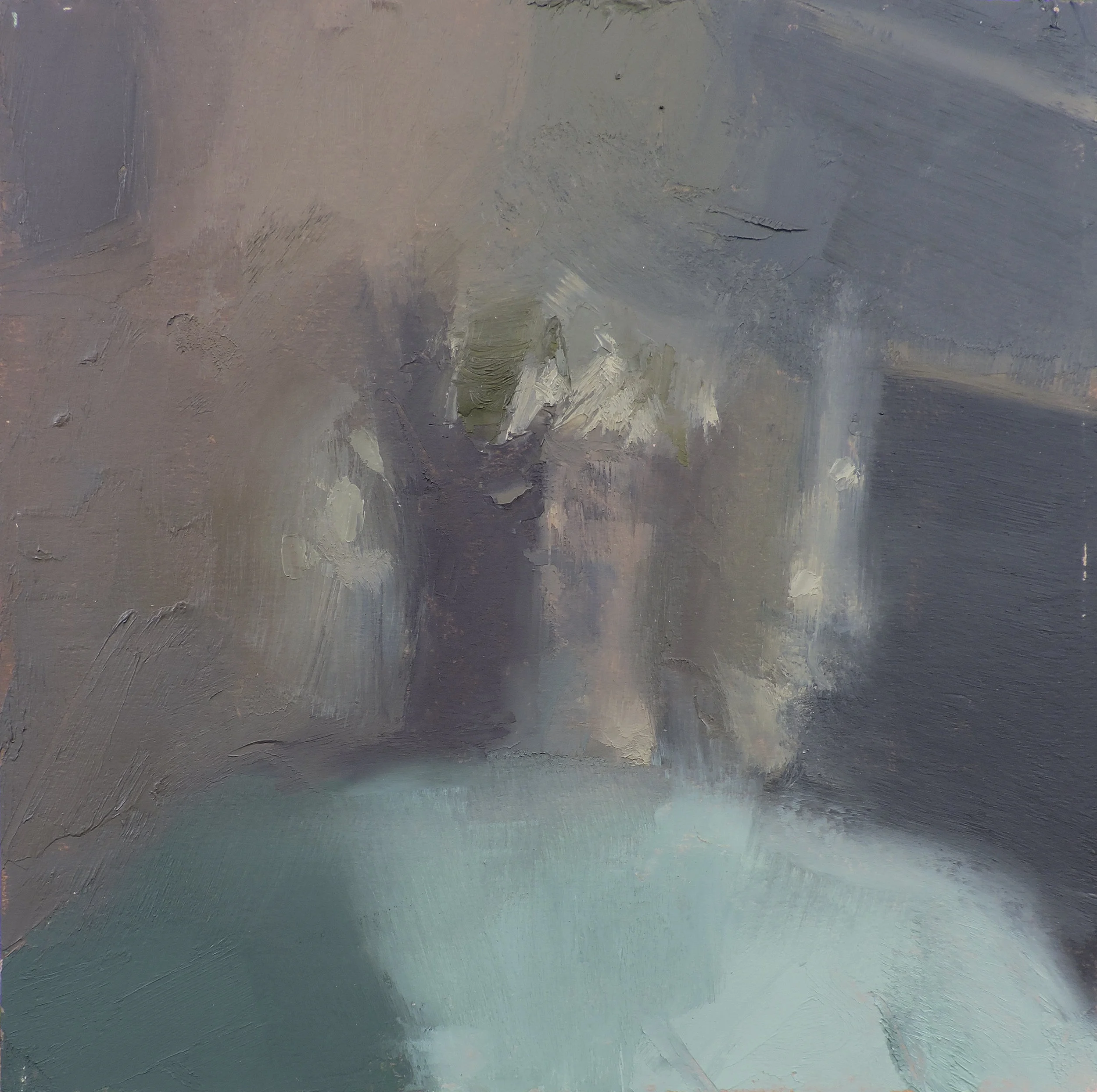 Seeing Through Dim Mirror (2)   9x9"   2015