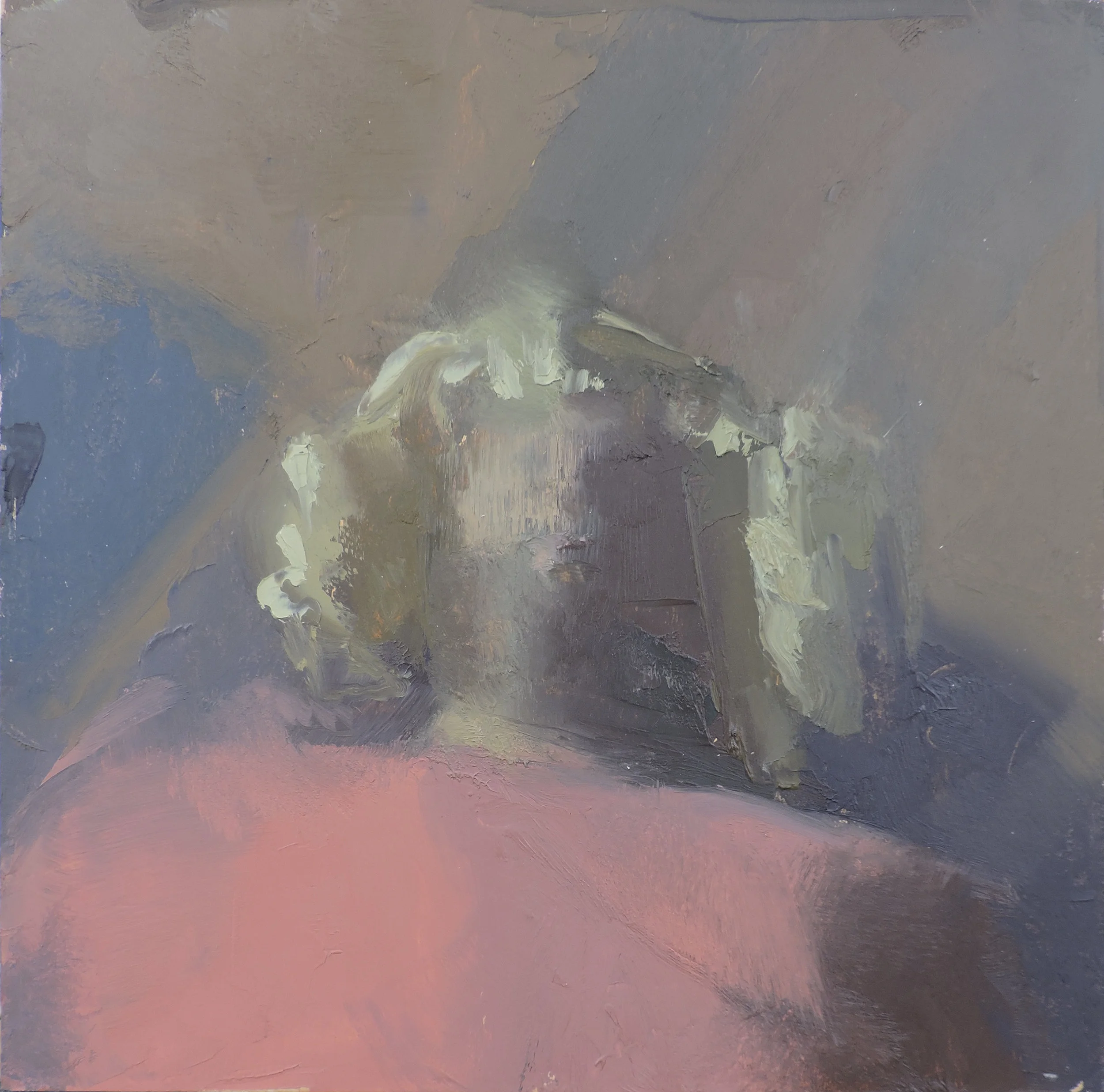 Seeing Through Dim Mirror (1)   9x9"    2015