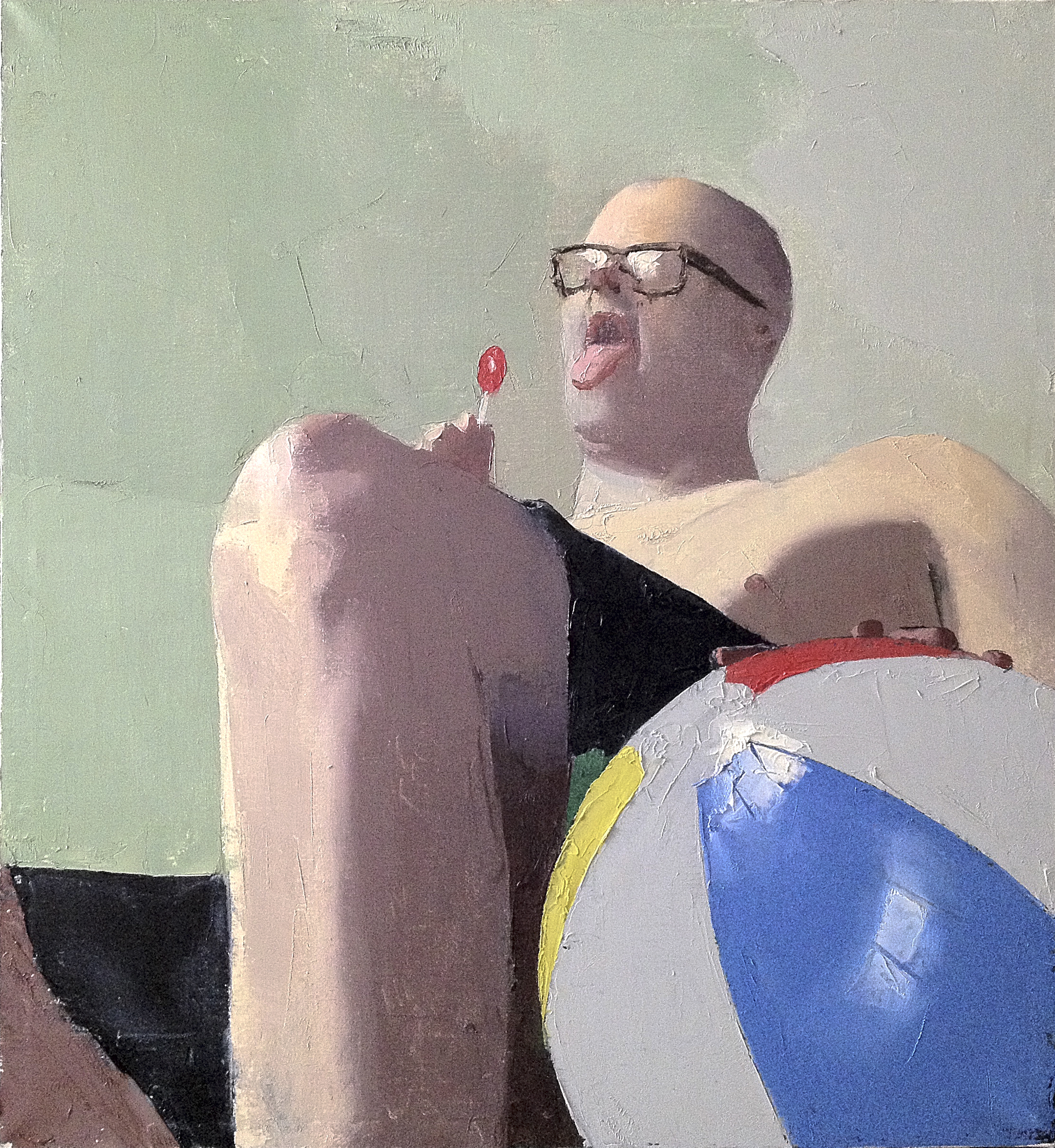 Bouncing a Beach Ball   17.5x22"   2012