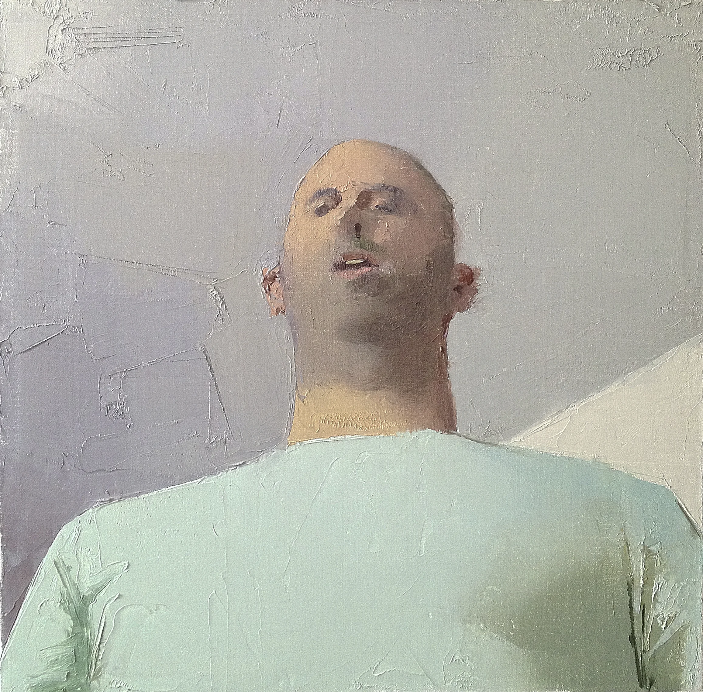 Fixated on a Broken Egg   10x10"   2012