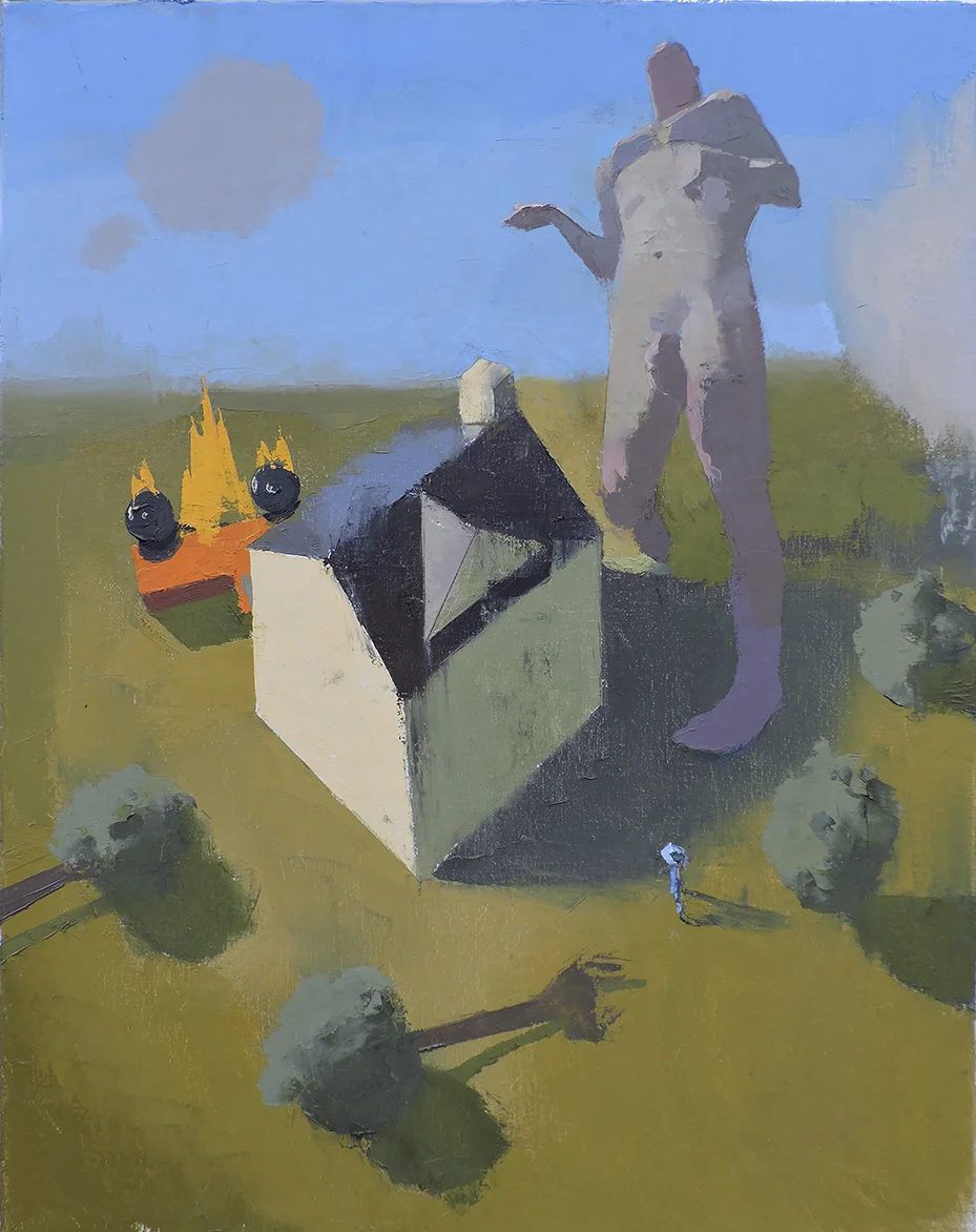 The Ordained Destruction of Paul McDevitt 22x26" 2014-2015