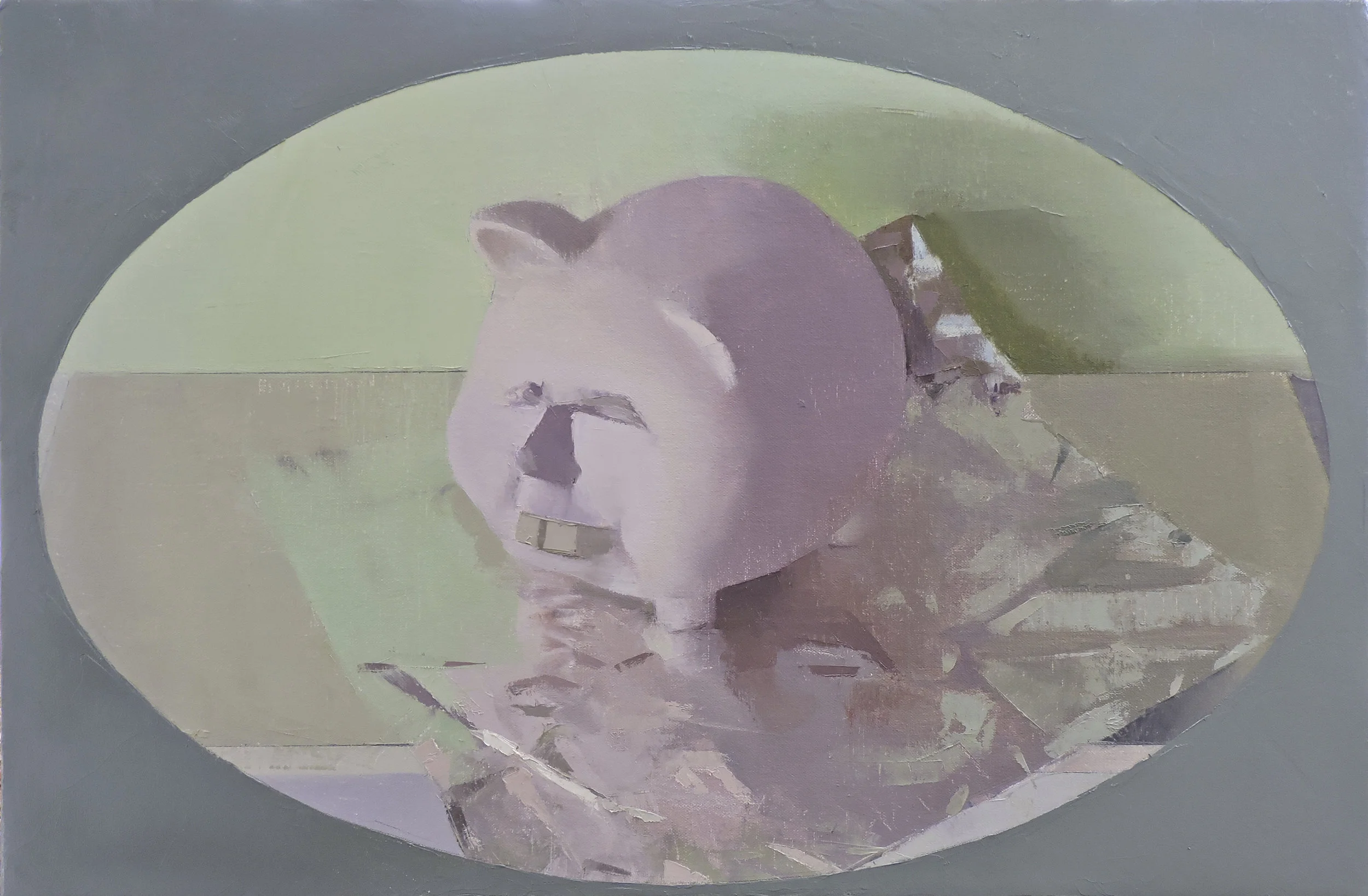 "Oh No, Not Again…" 16x24" 2013-2015
