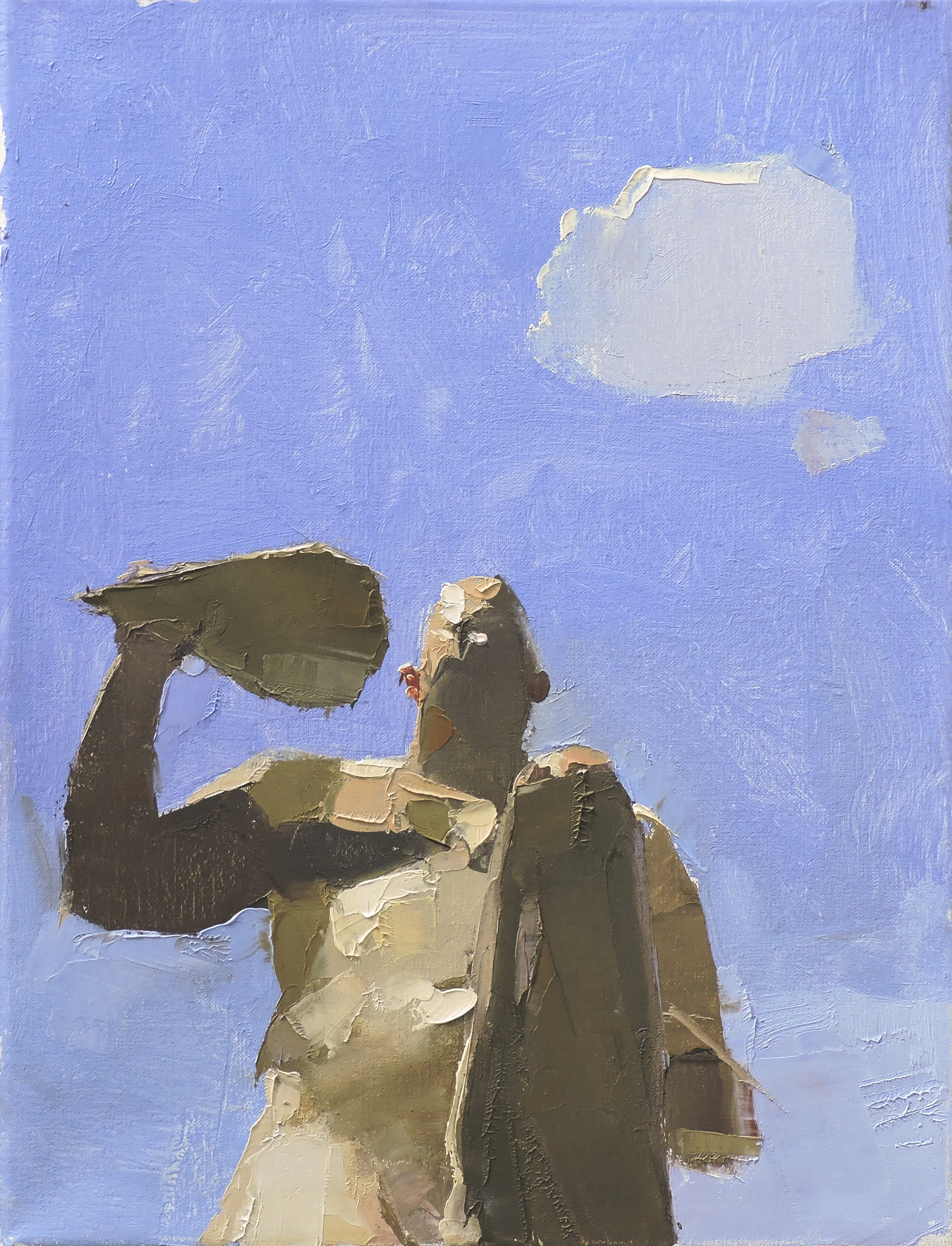 Jumping a Chasm 9x12" 2013