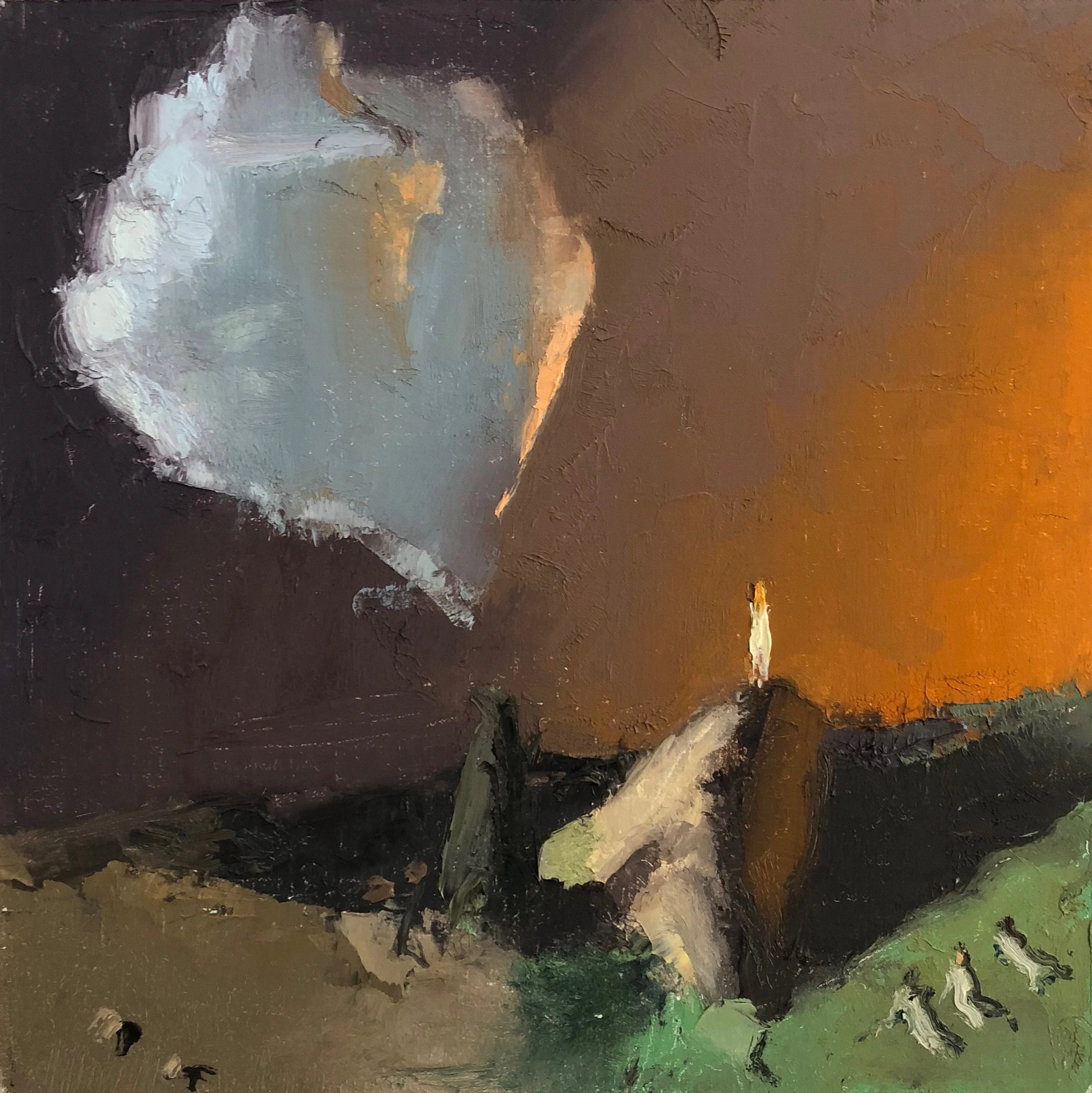 Transfiguration, 10x10", 2017
