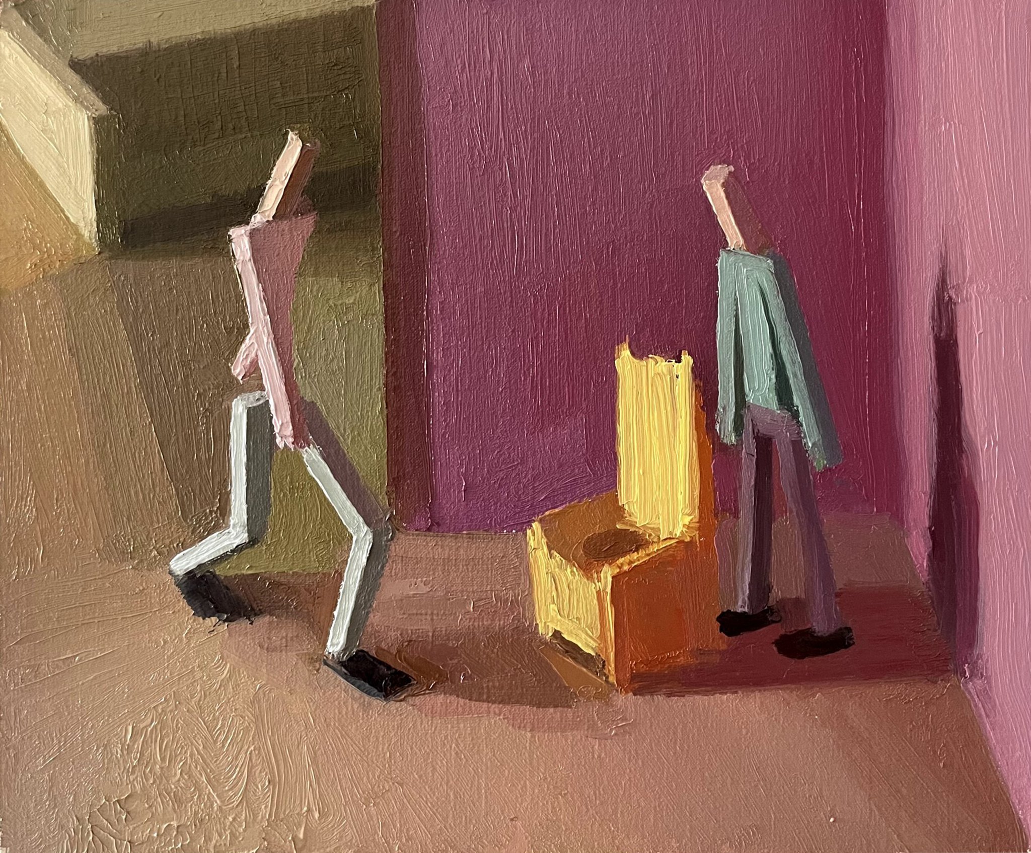 Groom Of The Stool  12x10"  2021
