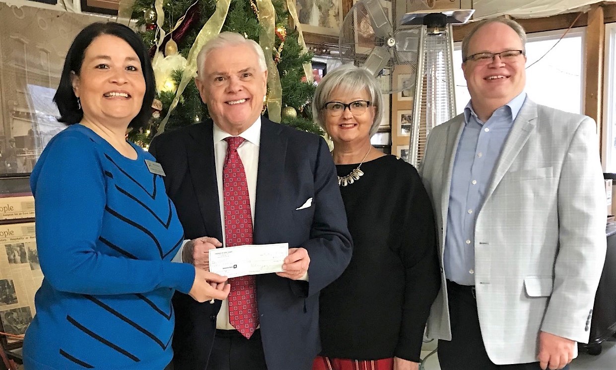 Senator Ken Yager presents a check from his 25th Annual Chili Cook-off to Community Health of East Tennessee’s Developmental Center. Pictured from left to right Missy Tackett, Senator Ken Yager, Sharon Henry, Scott Hill