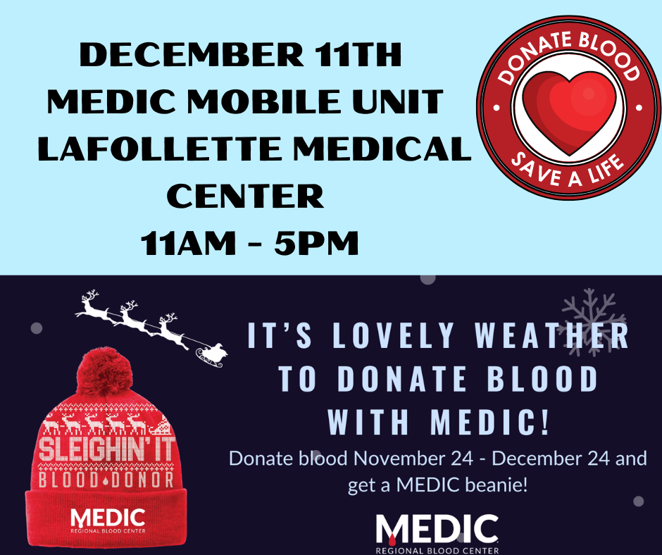 Medic Blood Drive 11am - 5pm