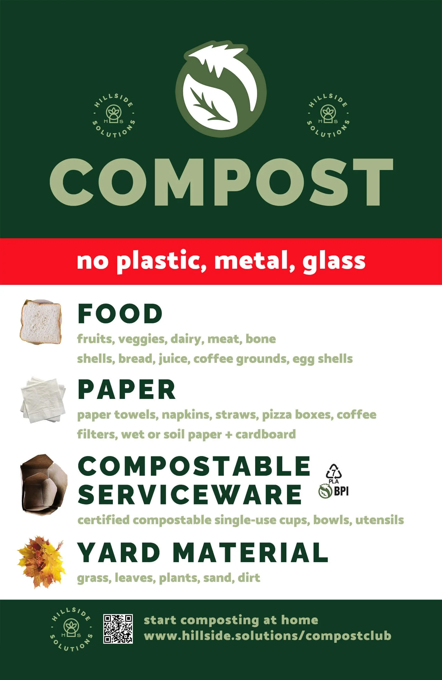 Compost Club Hillside Solutions: Trash, Recycling, Composting Services of Omaha