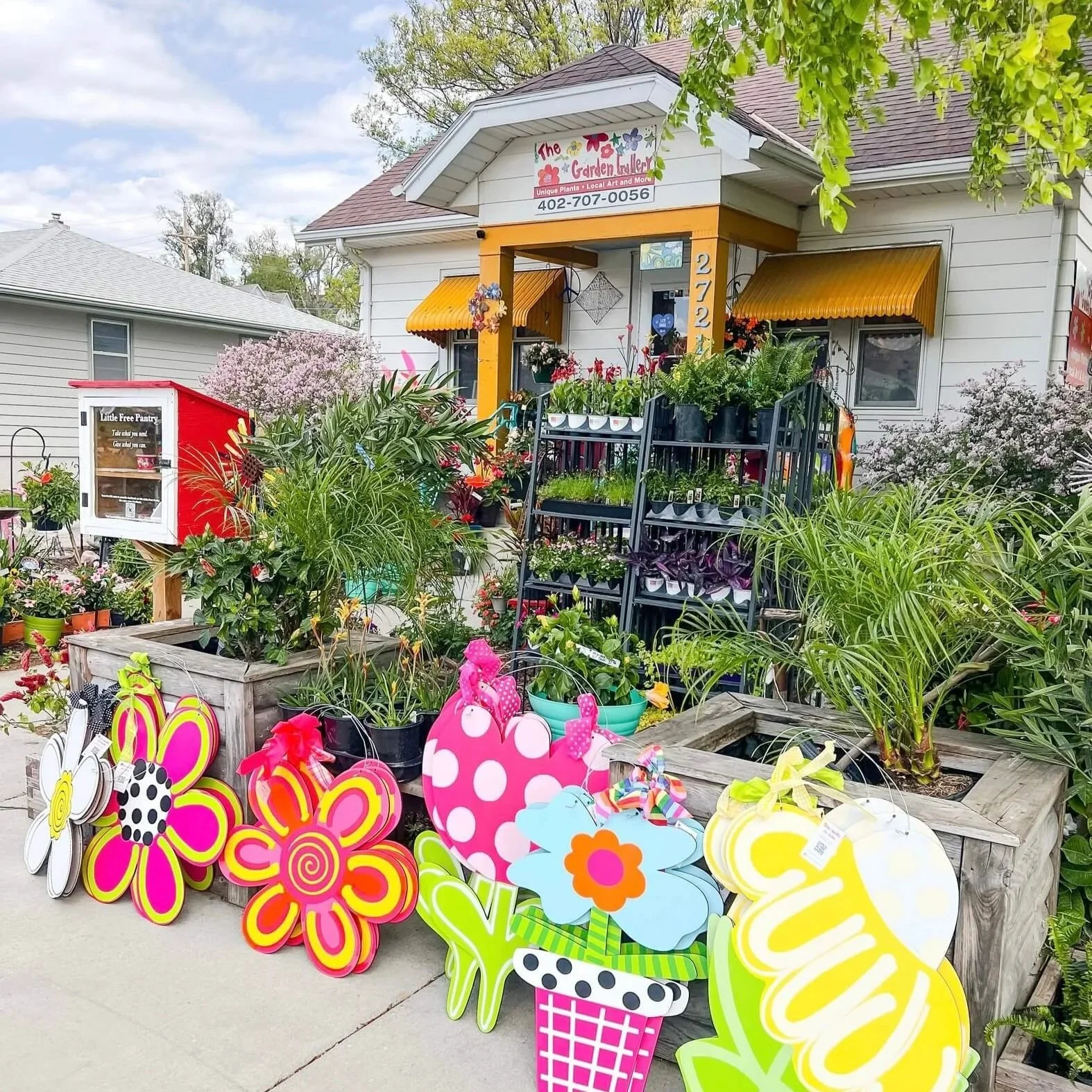 The Garden Gallery houseplant shop in a 1920s home in Olde Towne Elkhorn
