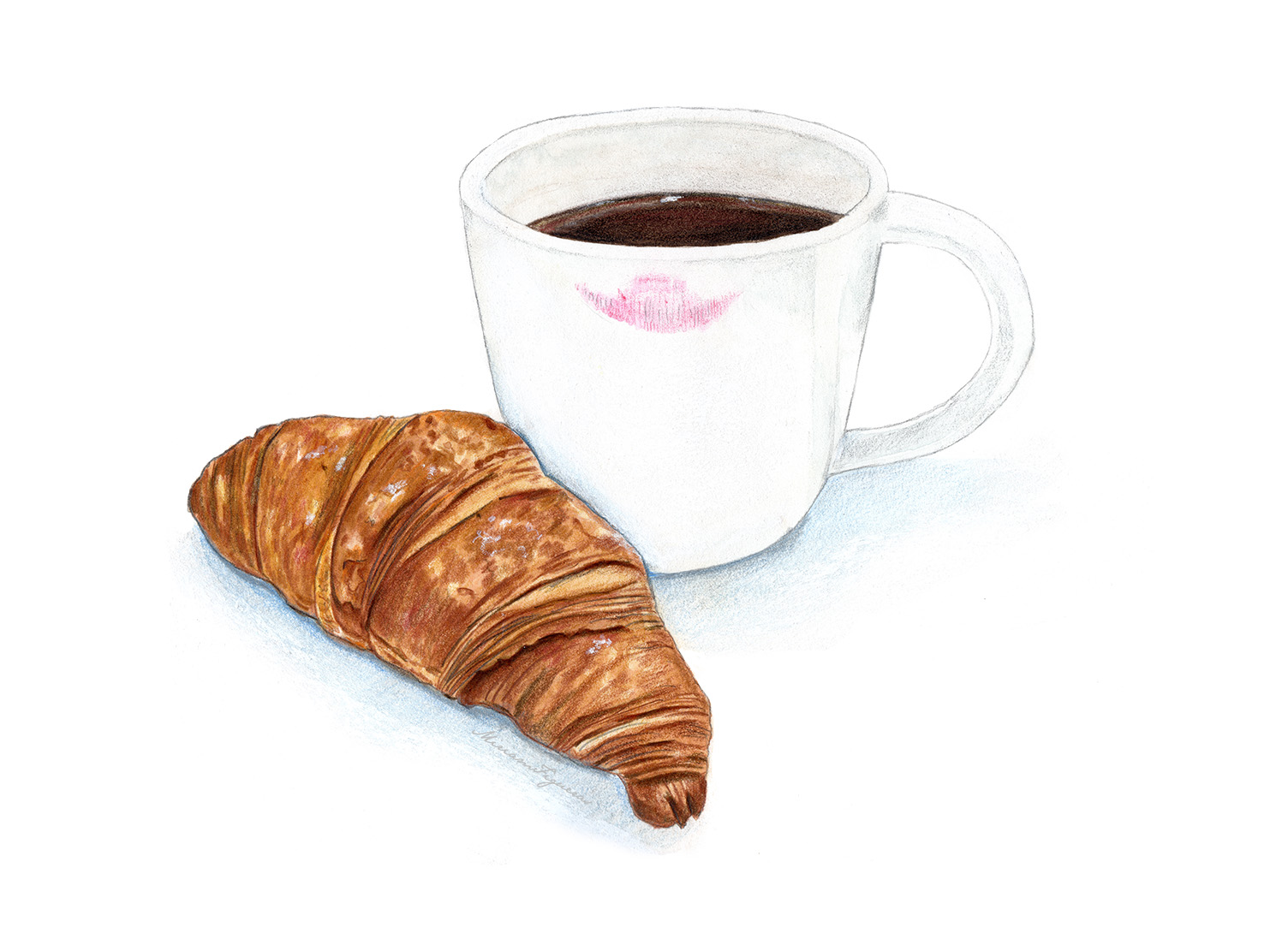 Coffee and Croissant