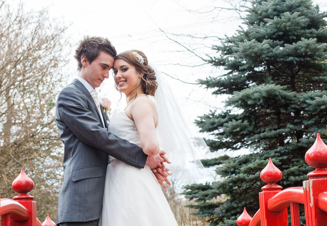 Rivervale barn wedding photographybride and groom portrait, sussex wedding photographer