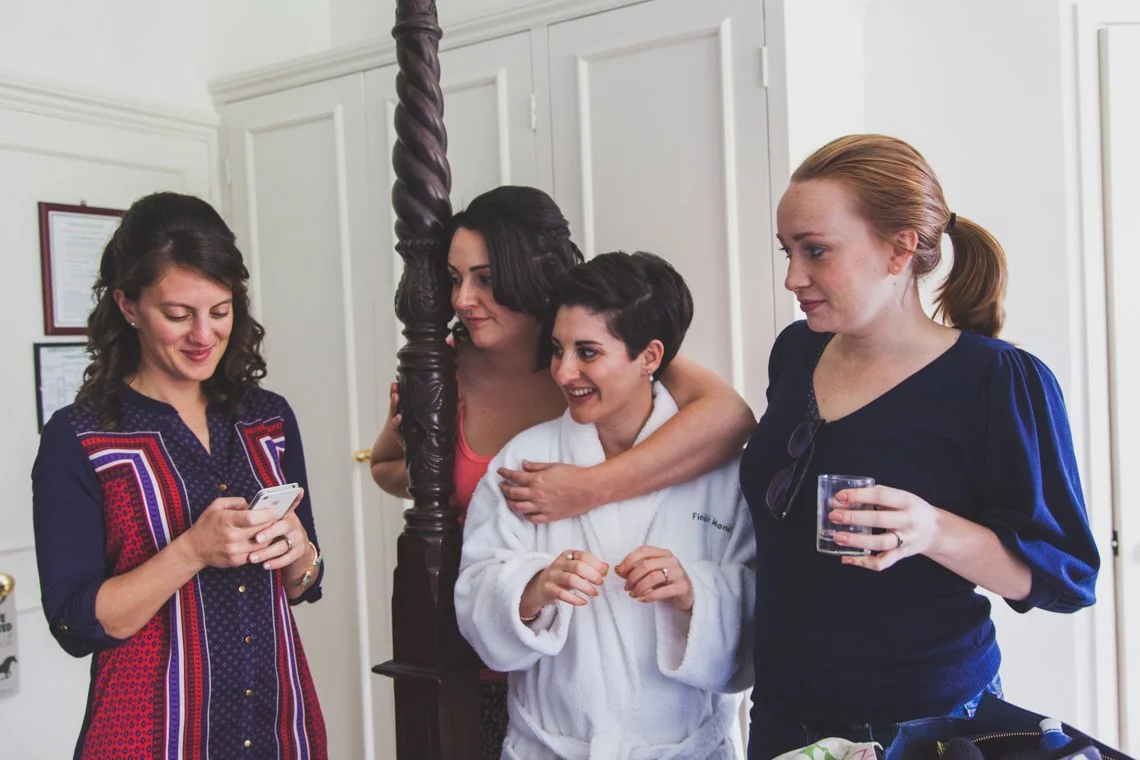 long furlong barn wedding, sussex wedding photographer, bridal prep