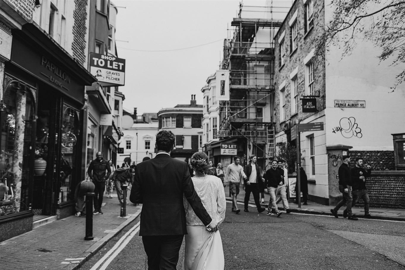 Massive thanks to Britt and Harry for having me along to capture their wedding in Brighton last weekend. What a day!! Ceremony at the @brightonharbourhotel followed by dining and evening antics at the awesome @fabrica_weddings 
.
.
.
.
 #sussexweddin