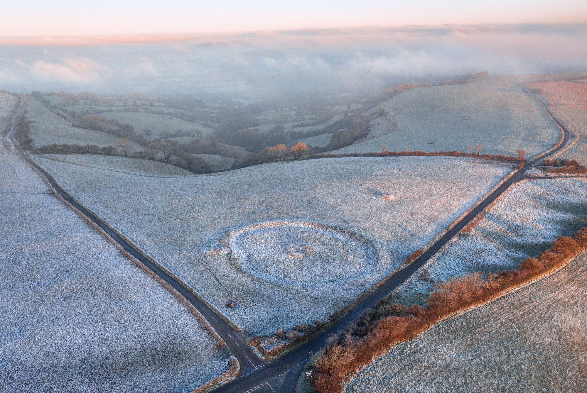 Disc Barrow, Eggardon, South Dorset Ridgeway