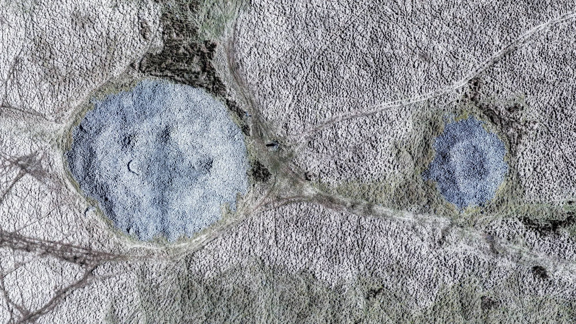  Two of the Three Barrows, South Dartmoor 