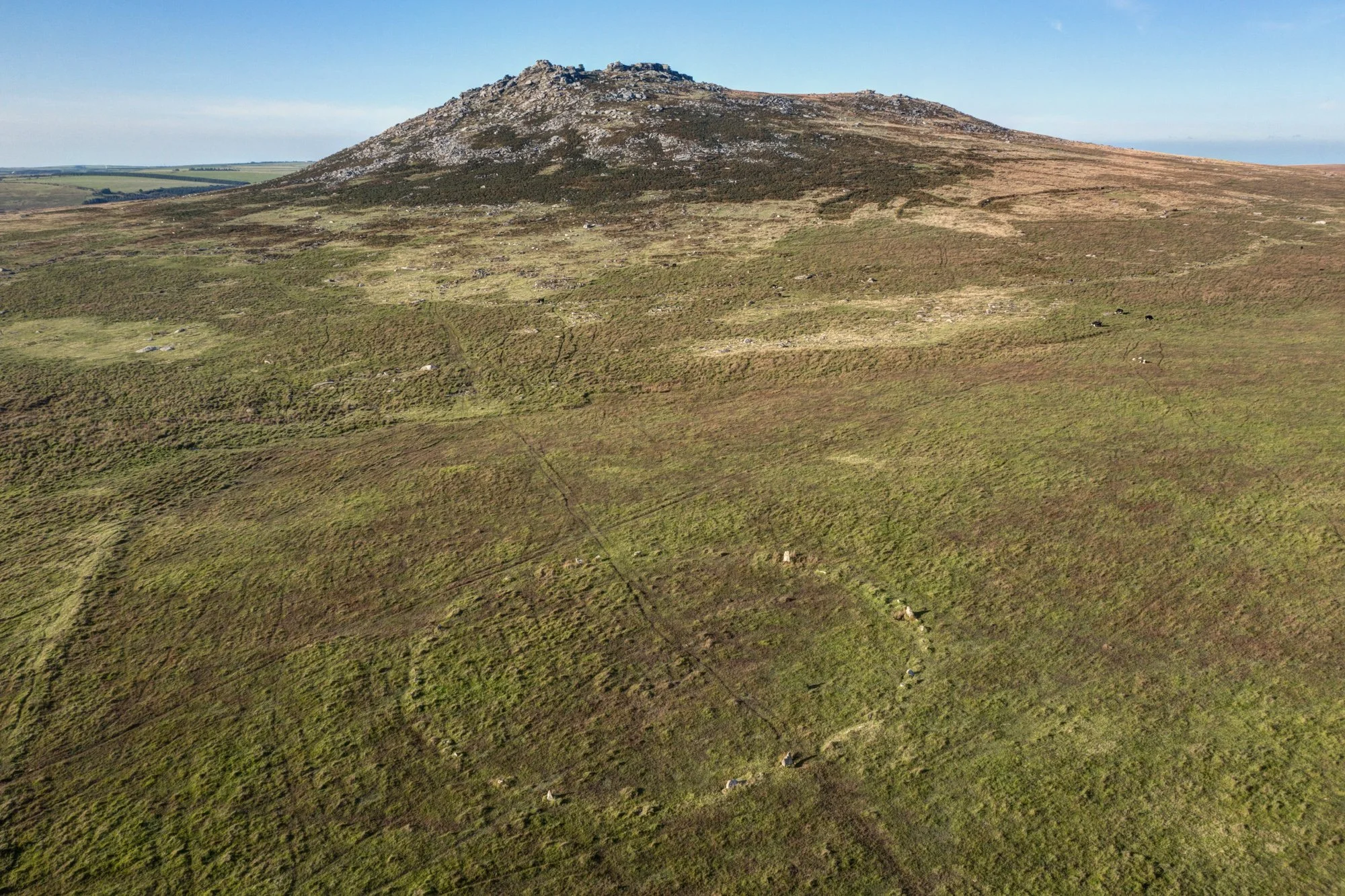 Fernacre Stone Circle and Rough Tor