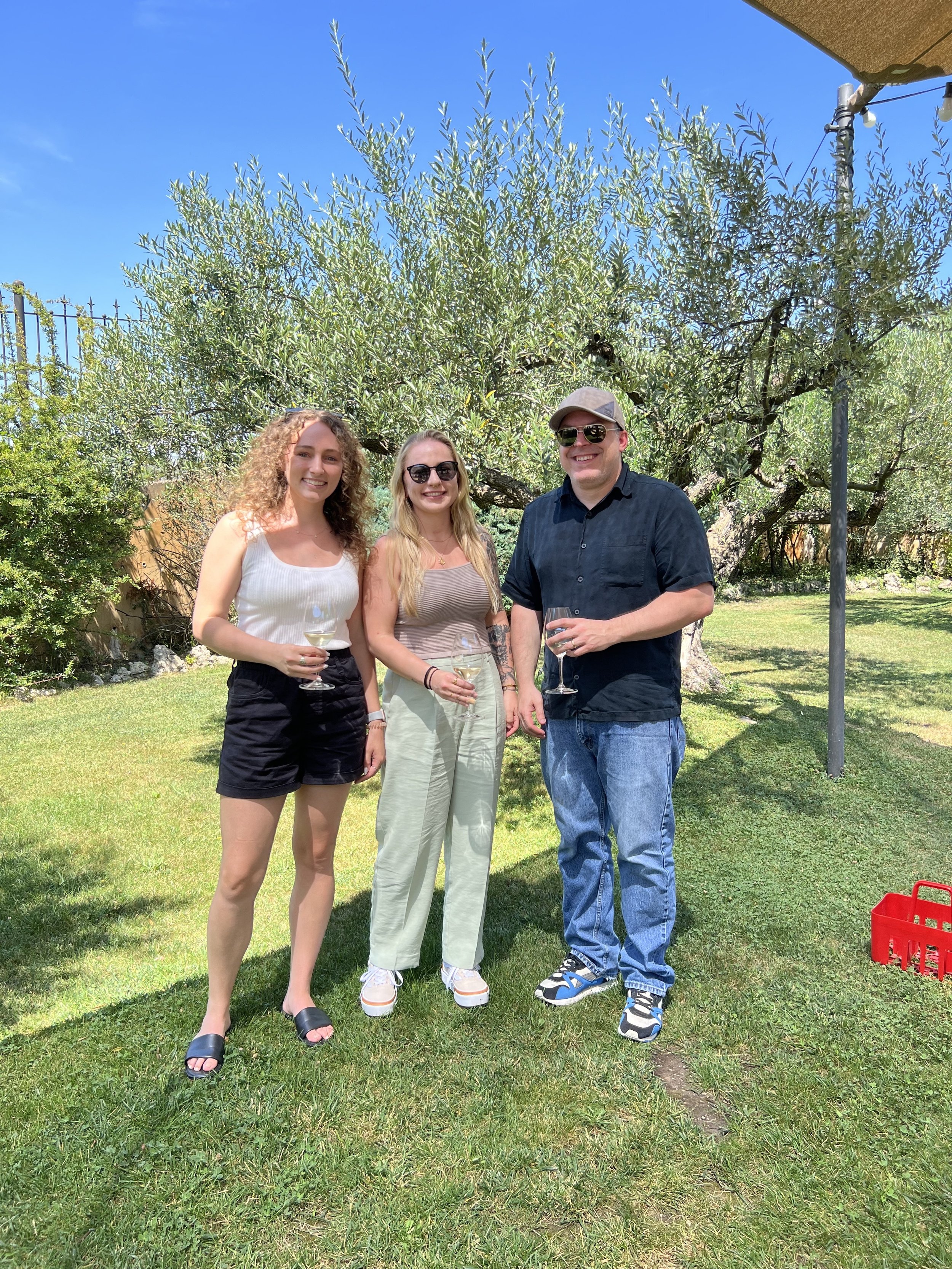 Costa lab enjoying a day out in the Barcelona countryside during the GRC Amygdala.