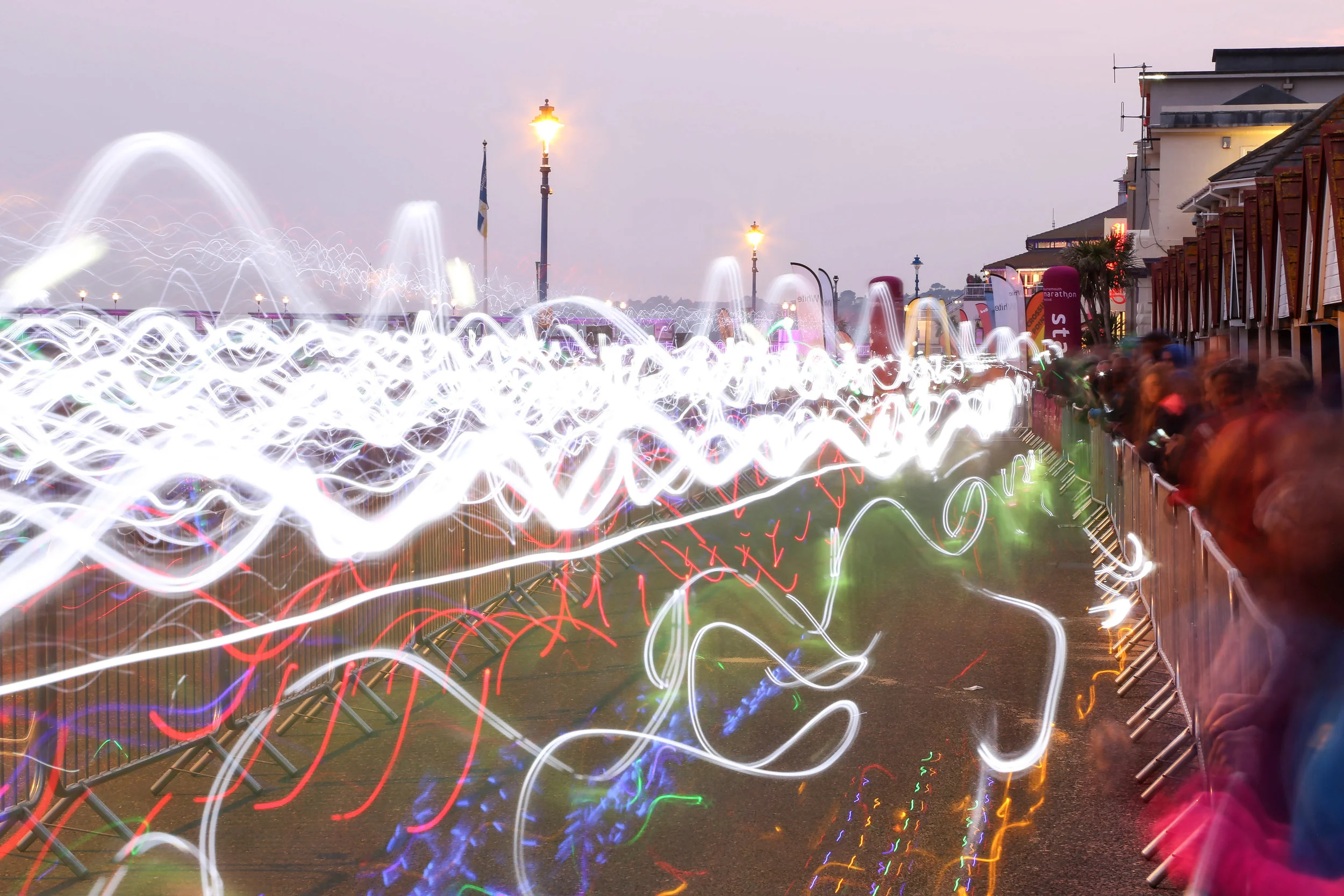 Bournemouth Marathon Festival Night Glow, 2015.