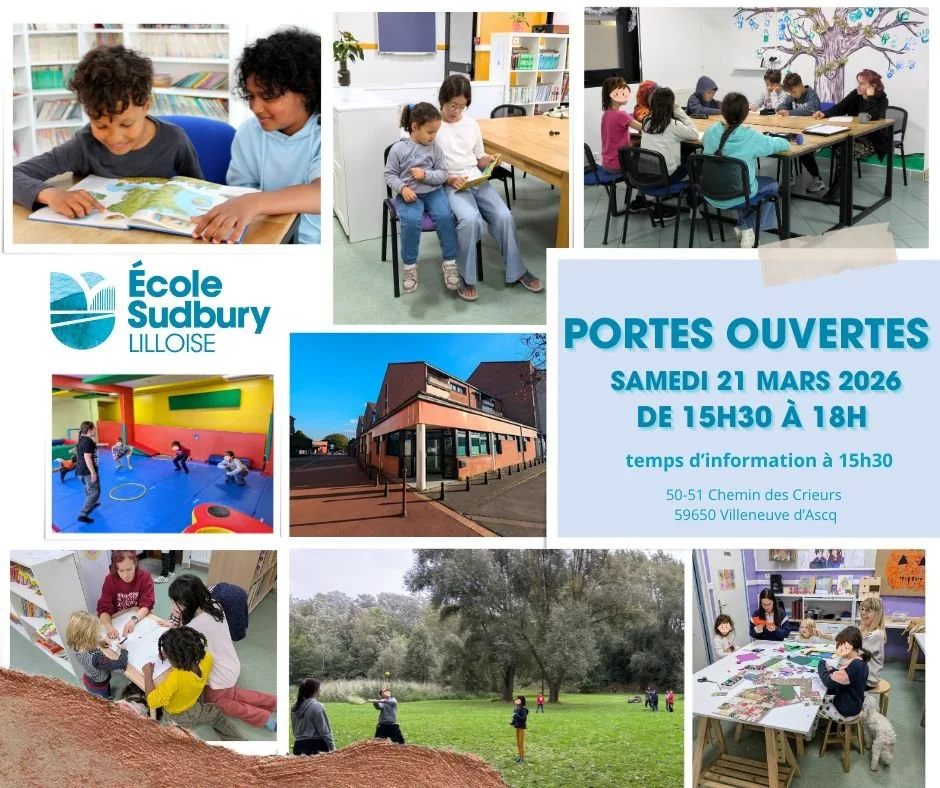 Portes ouvertes de l’École Sudbury Lilloise
