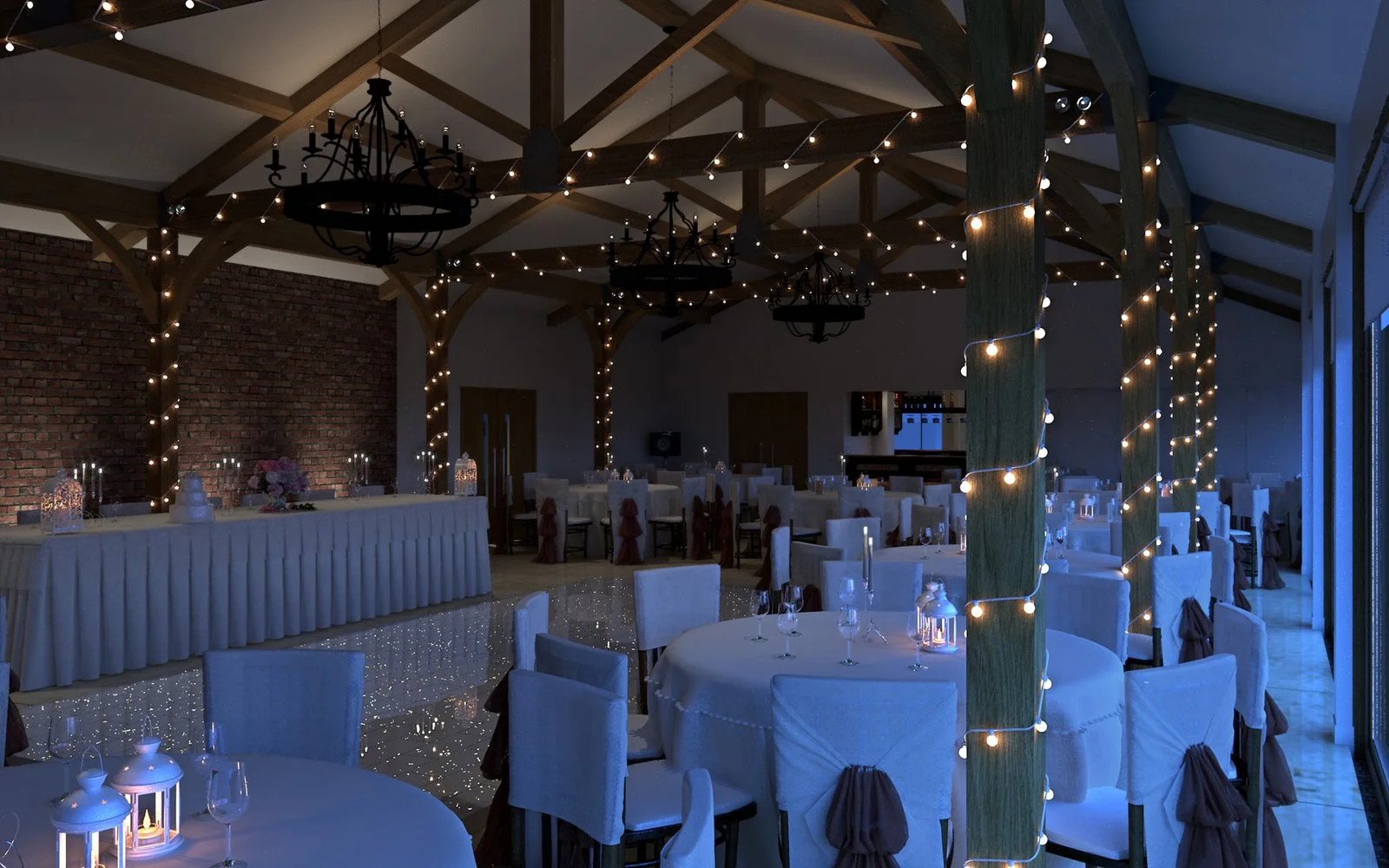 Beautiful settings day or night