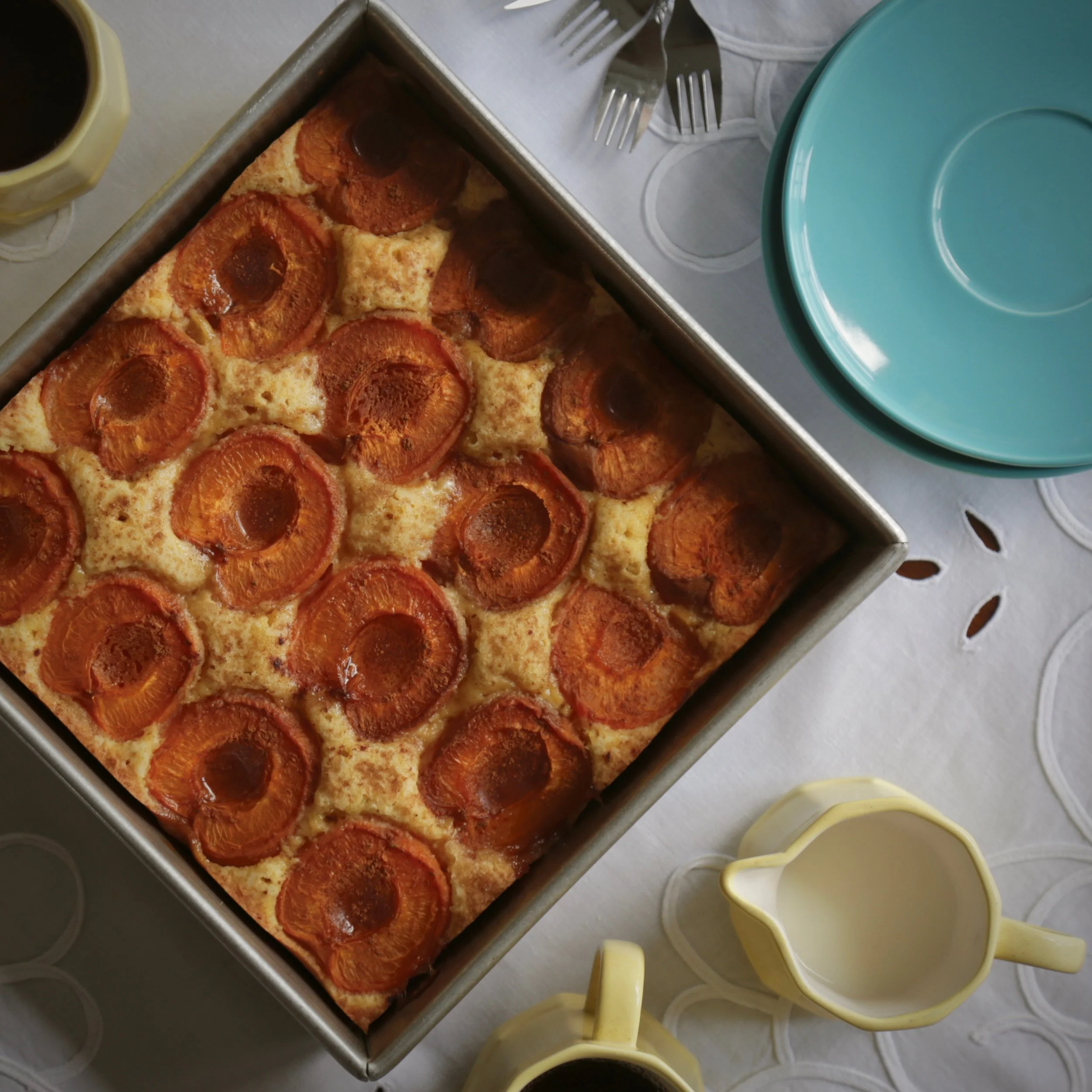 An Israeli apricot cake with an Austro-Hungarian soul