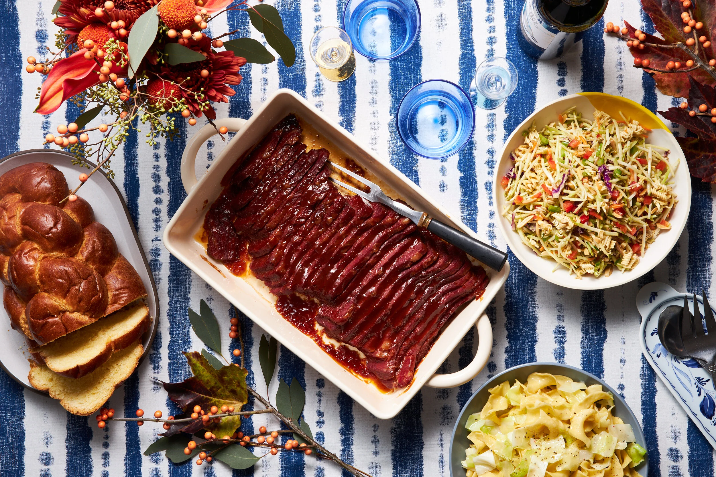 In This Family, Thanksgiving Shabbat Means BBQ Corned Beef